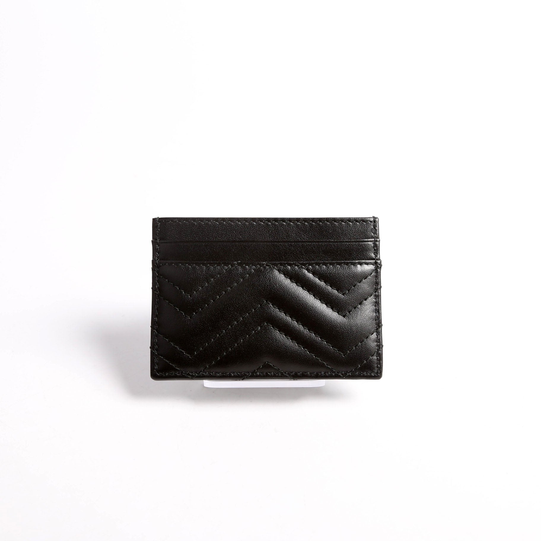 443127 GG Marmont Card Holder Black