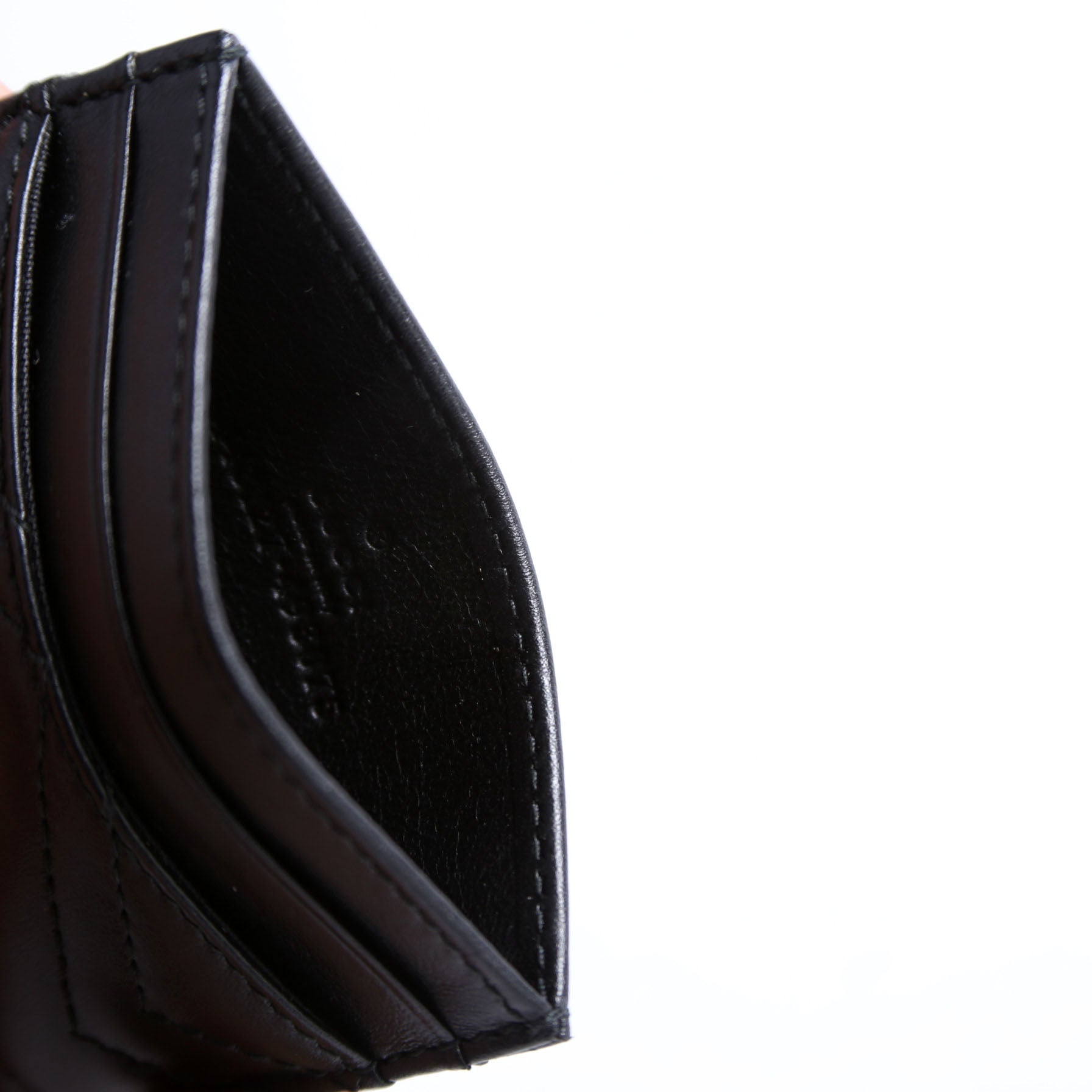 443127 GG Marmont Card Holder Black