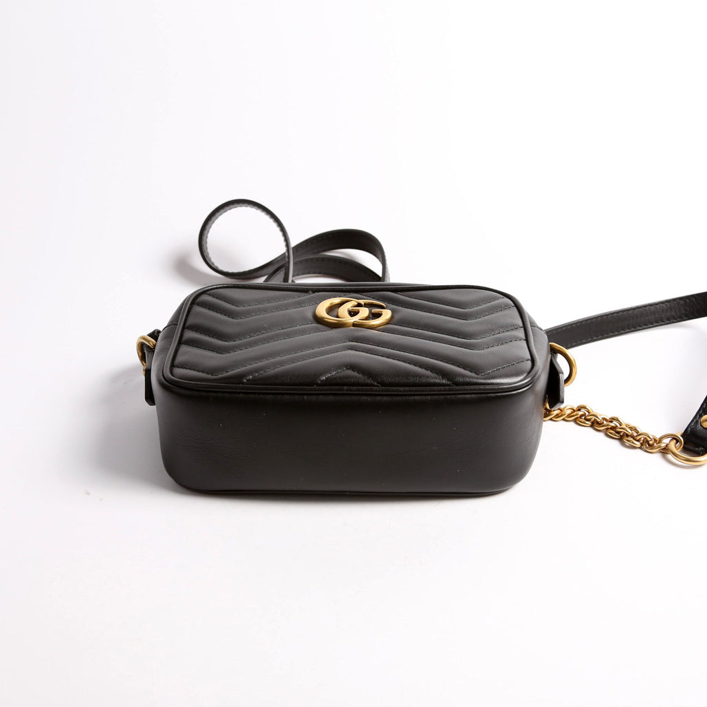 448065 Marmont Mini Camera Bag Black