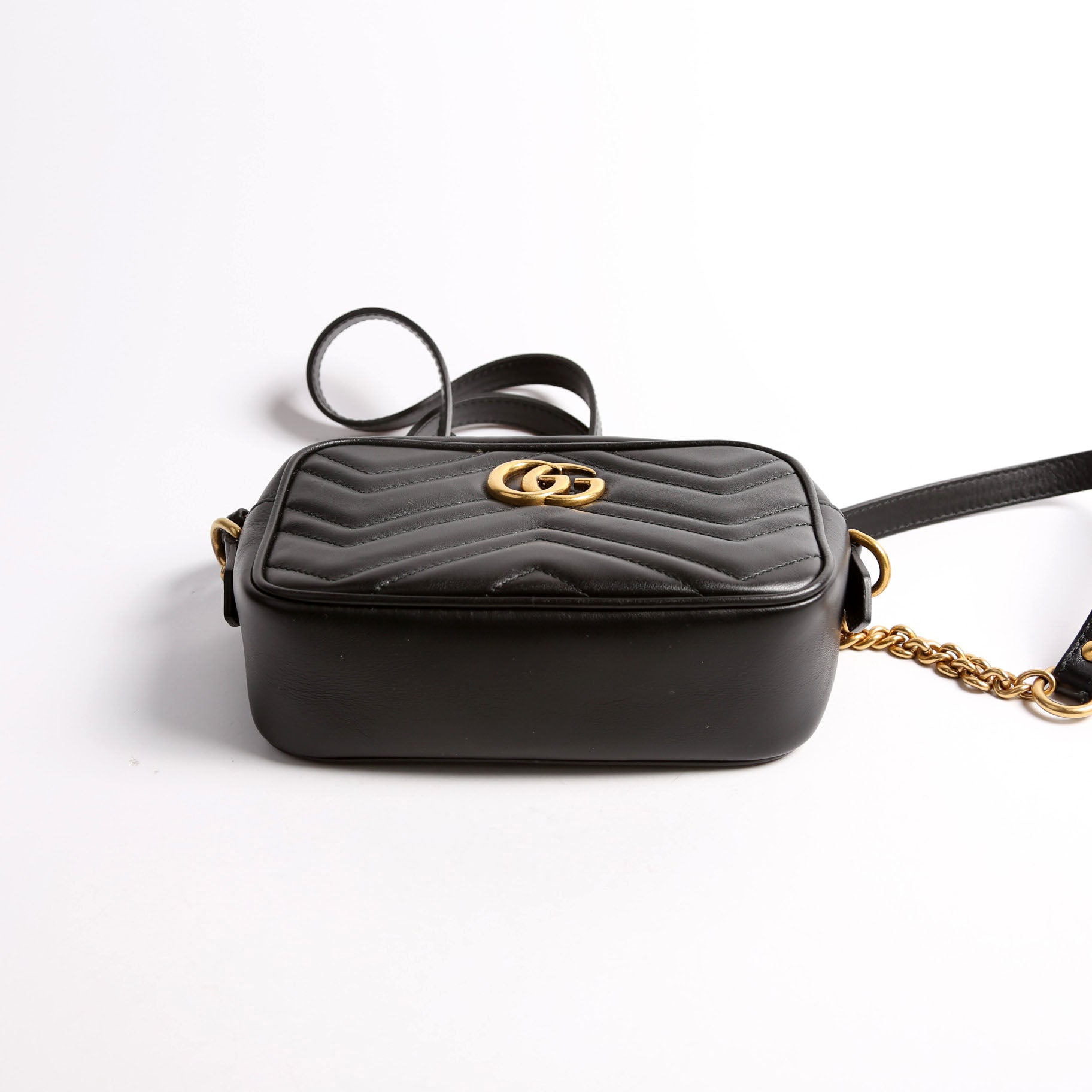 448065 Marmont Mini Camera Bag Black