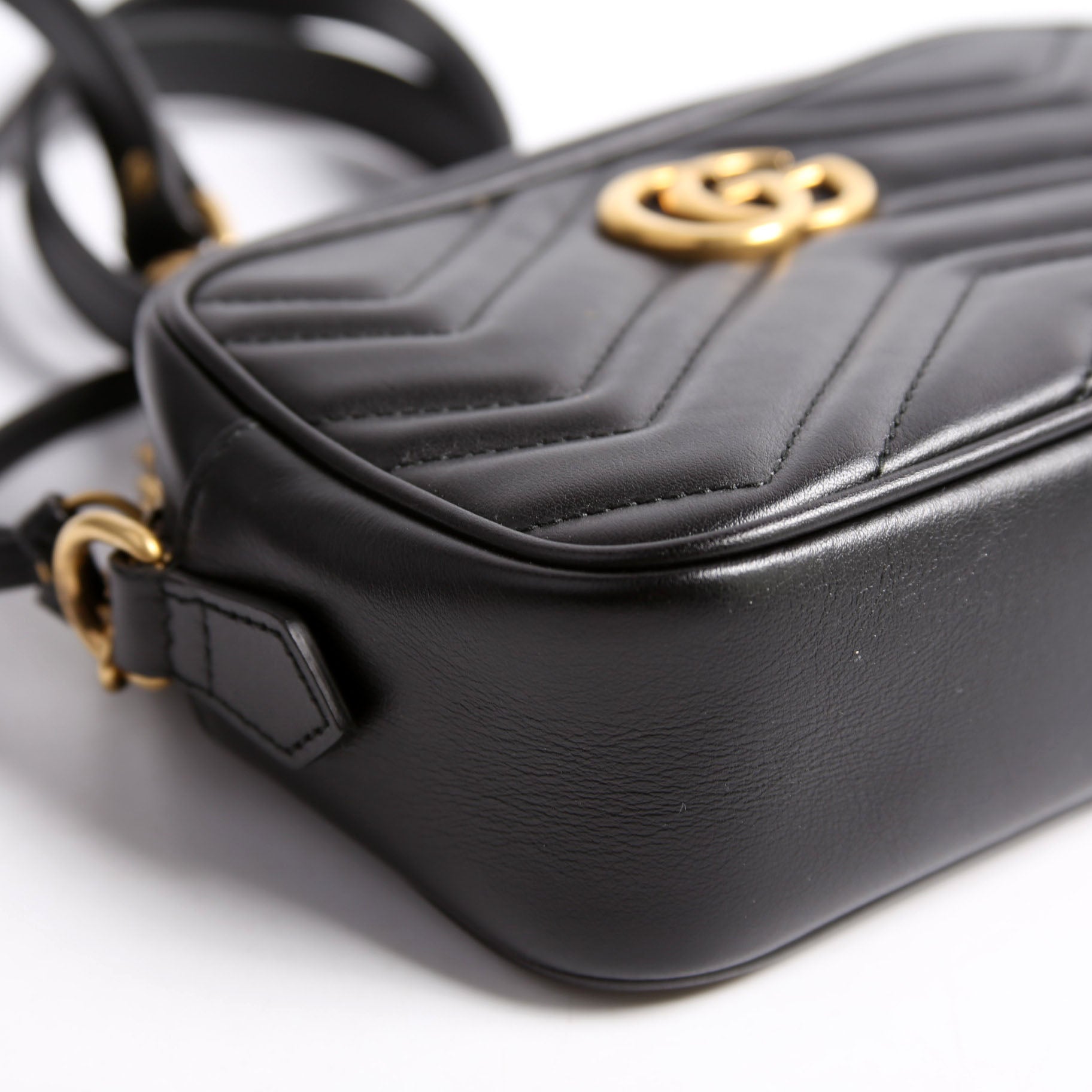 448065 Marmont Mini Camera Bag Black