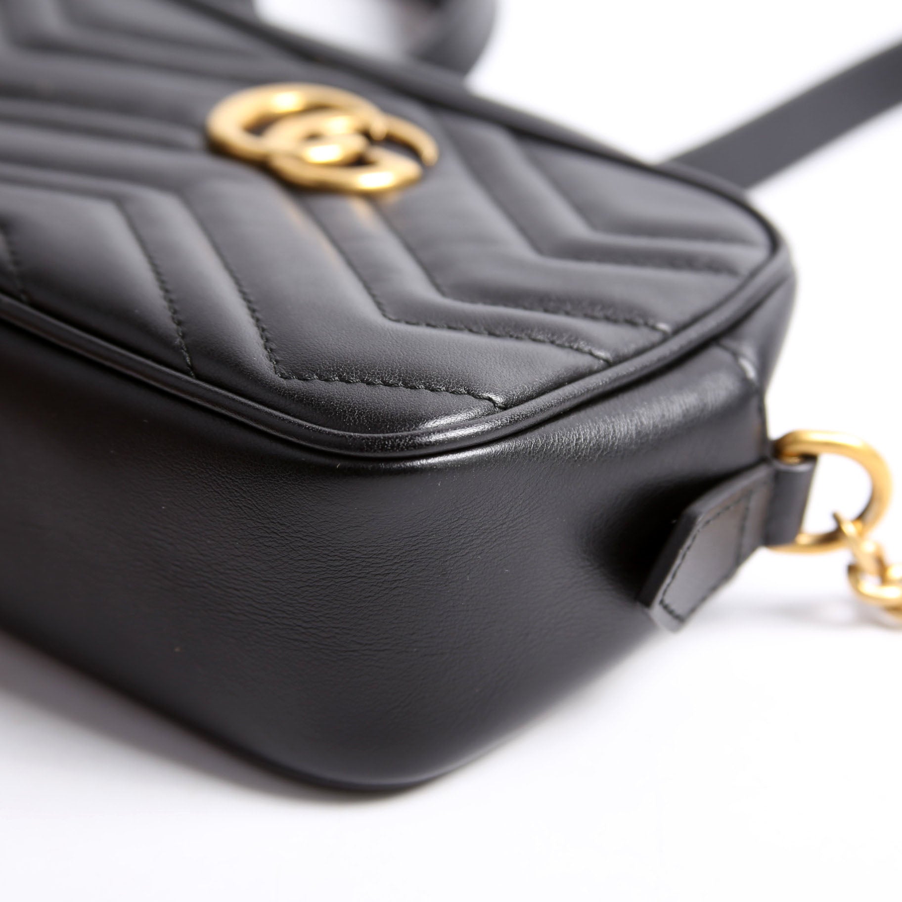 448065 Marmont Mini Camera Bag Black
