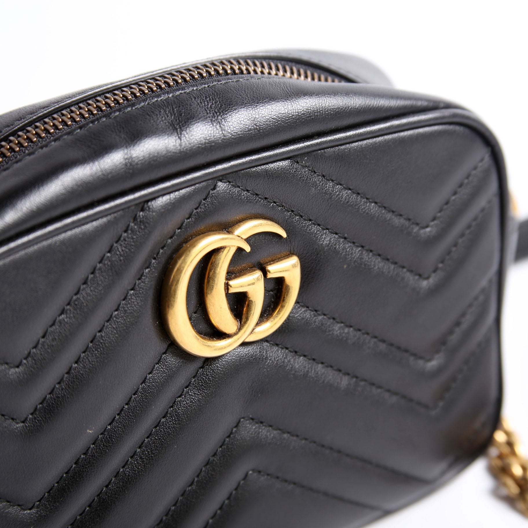 448065 Marmont Mini Camera Bag Black