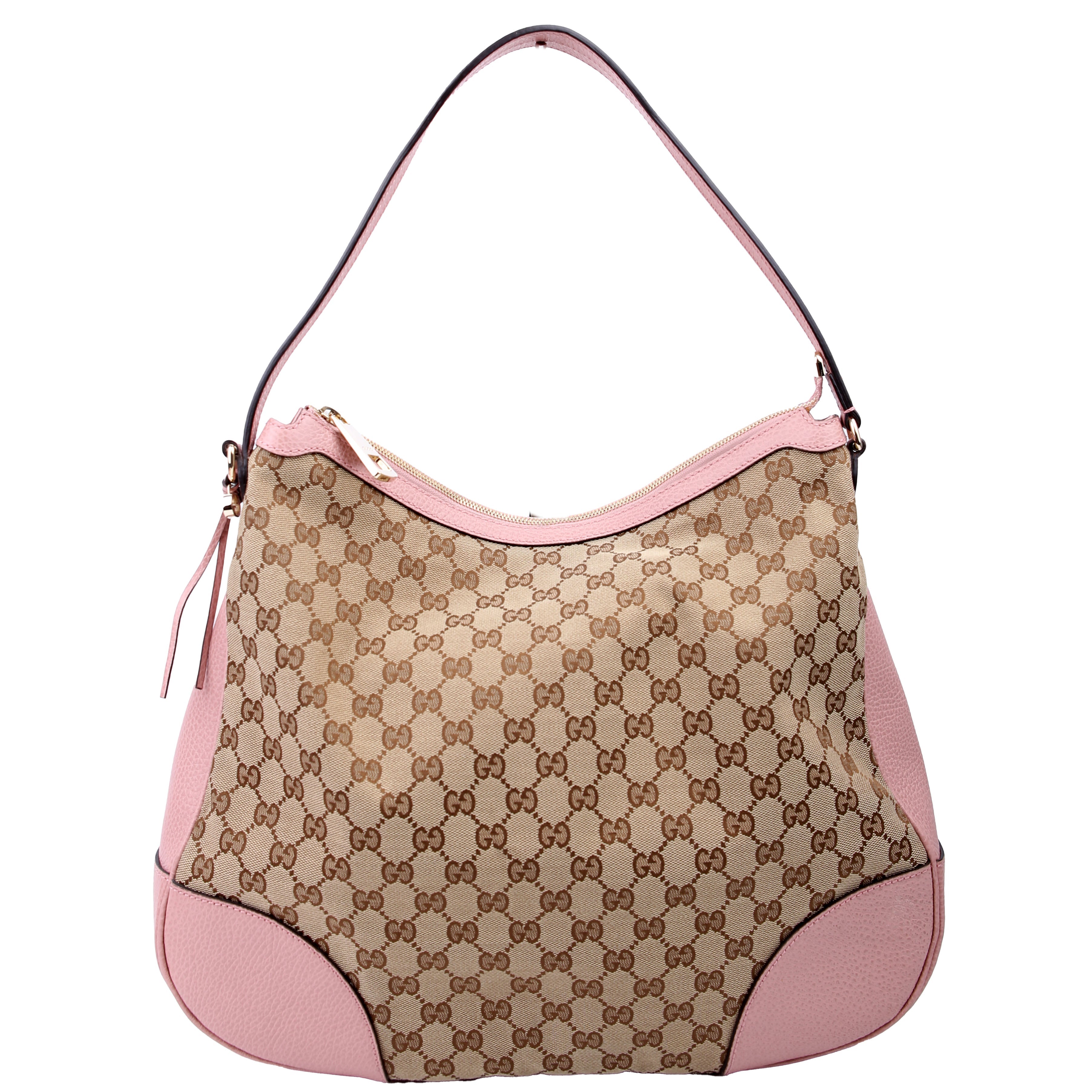 449244 GG Canvas Bree Hobo Pink