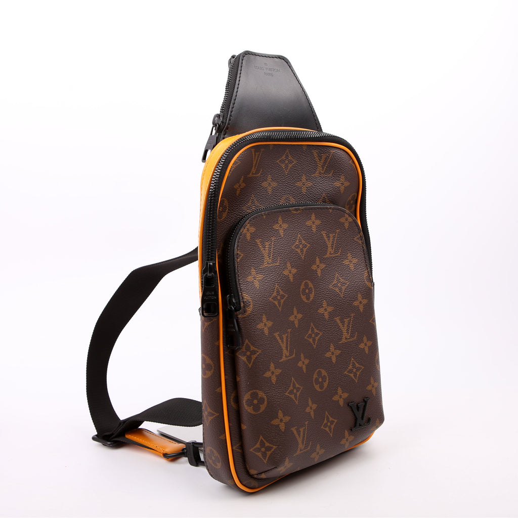 Avenue Sling Bag NM Monogram Black/Orange