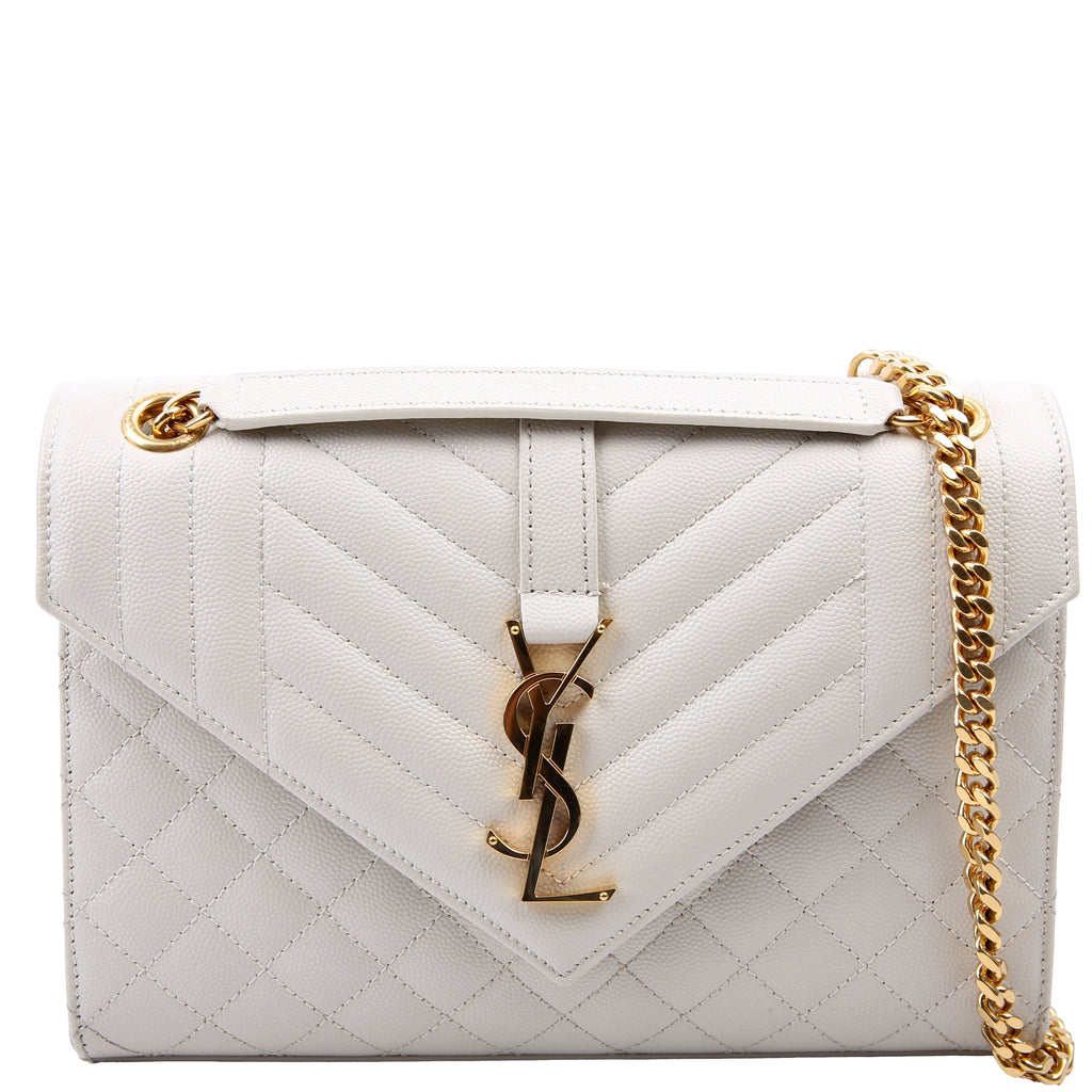 Envelope Medium Grain De Poudre Triquilt Cream