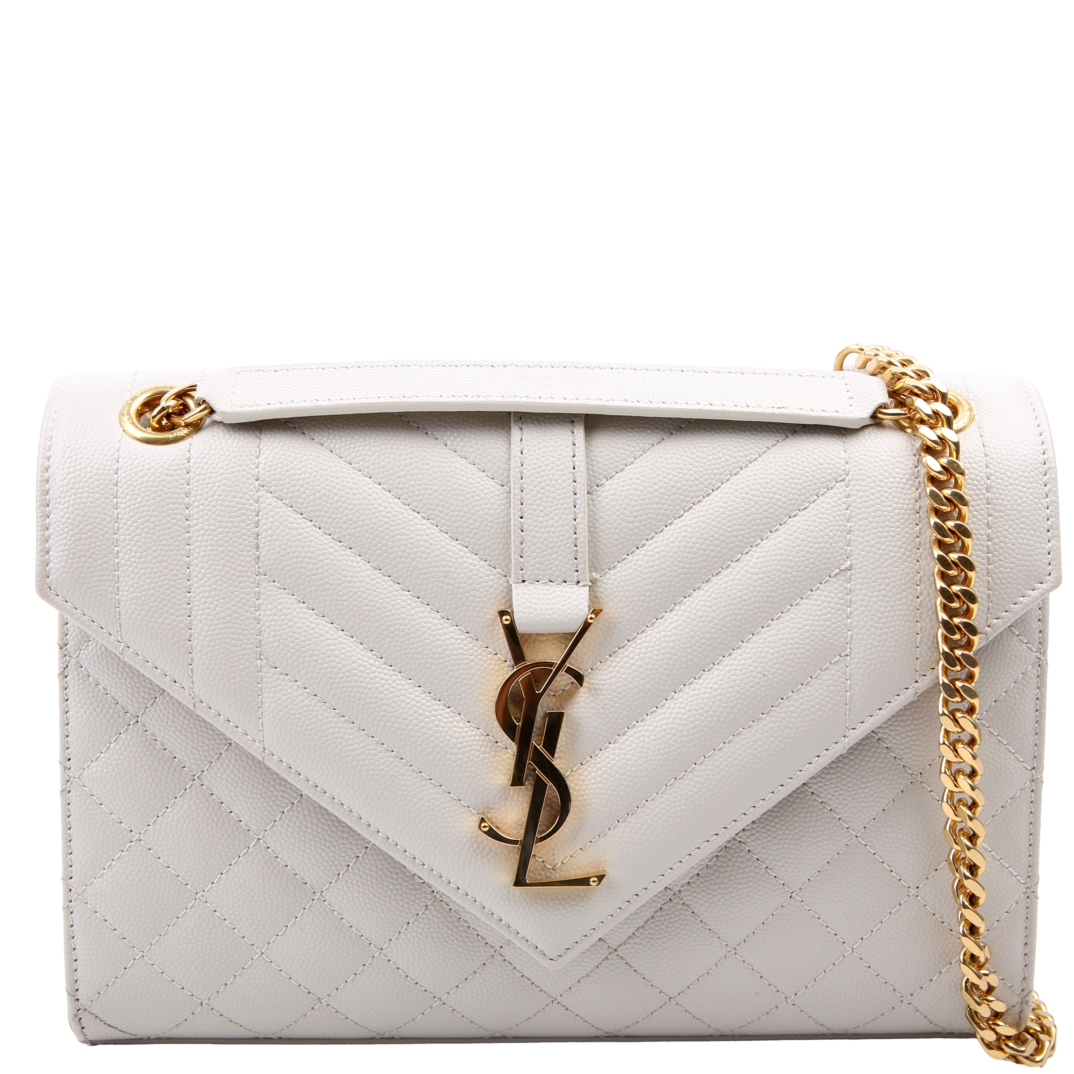 Envelope Medium Grain De Poudre Triquilt Cream