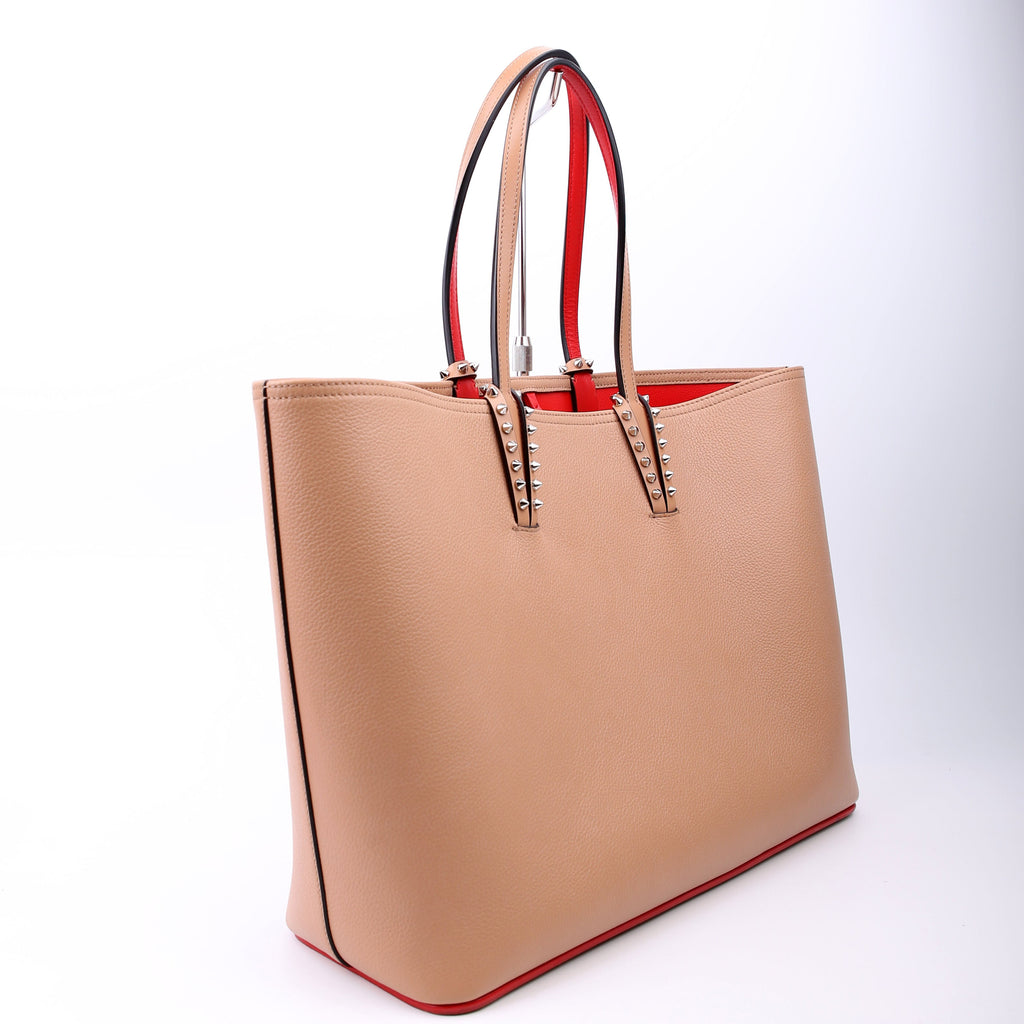 Cabata Tote With Pouch Leather Nude