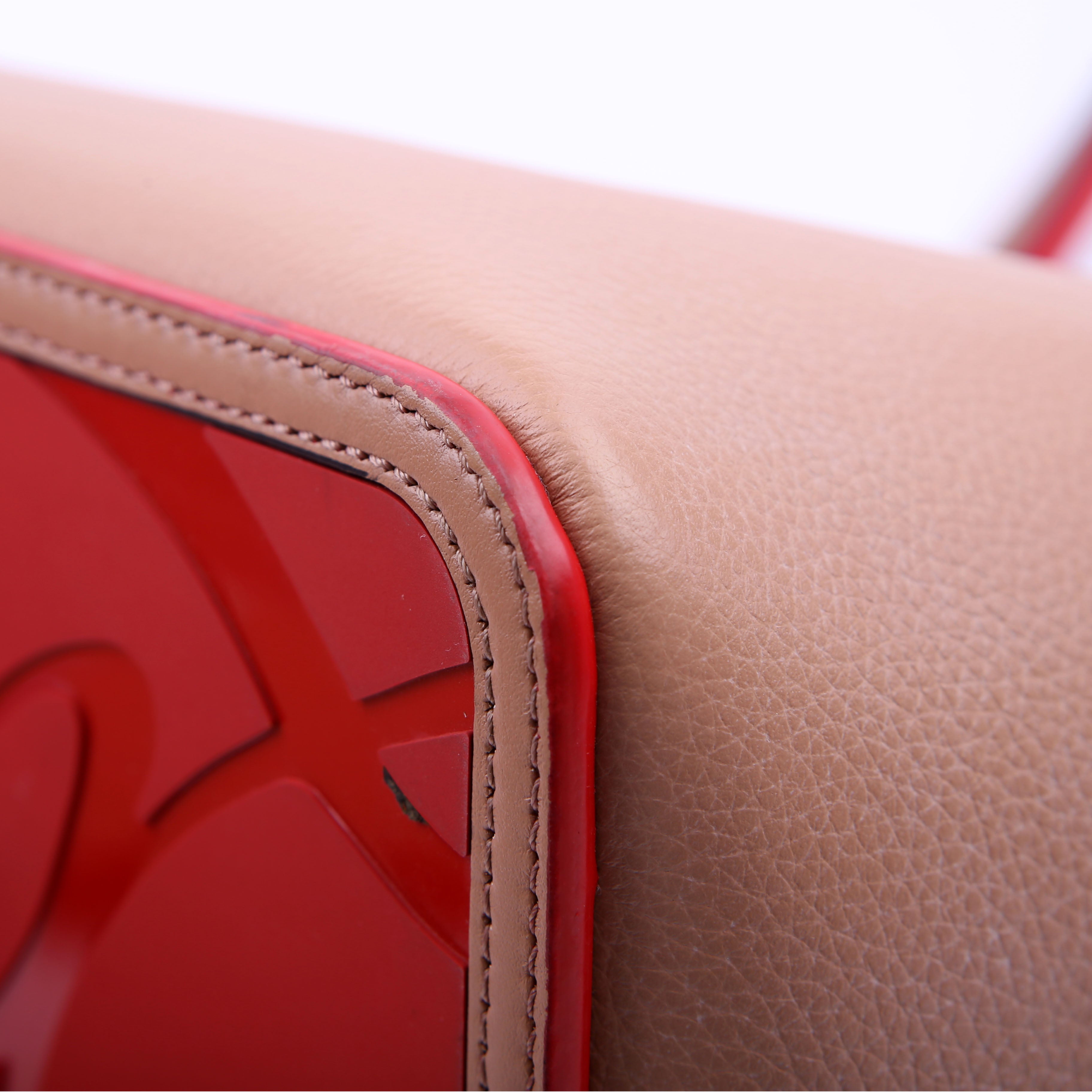 Cabata Tote With Pouch Leather Nude