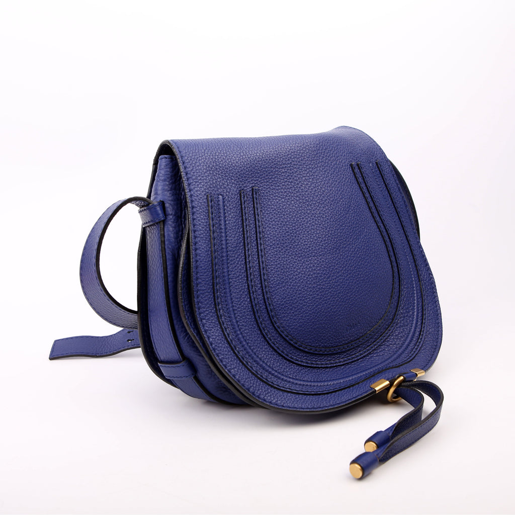 Marcie Saddle Bag Crossbody Medium Blue