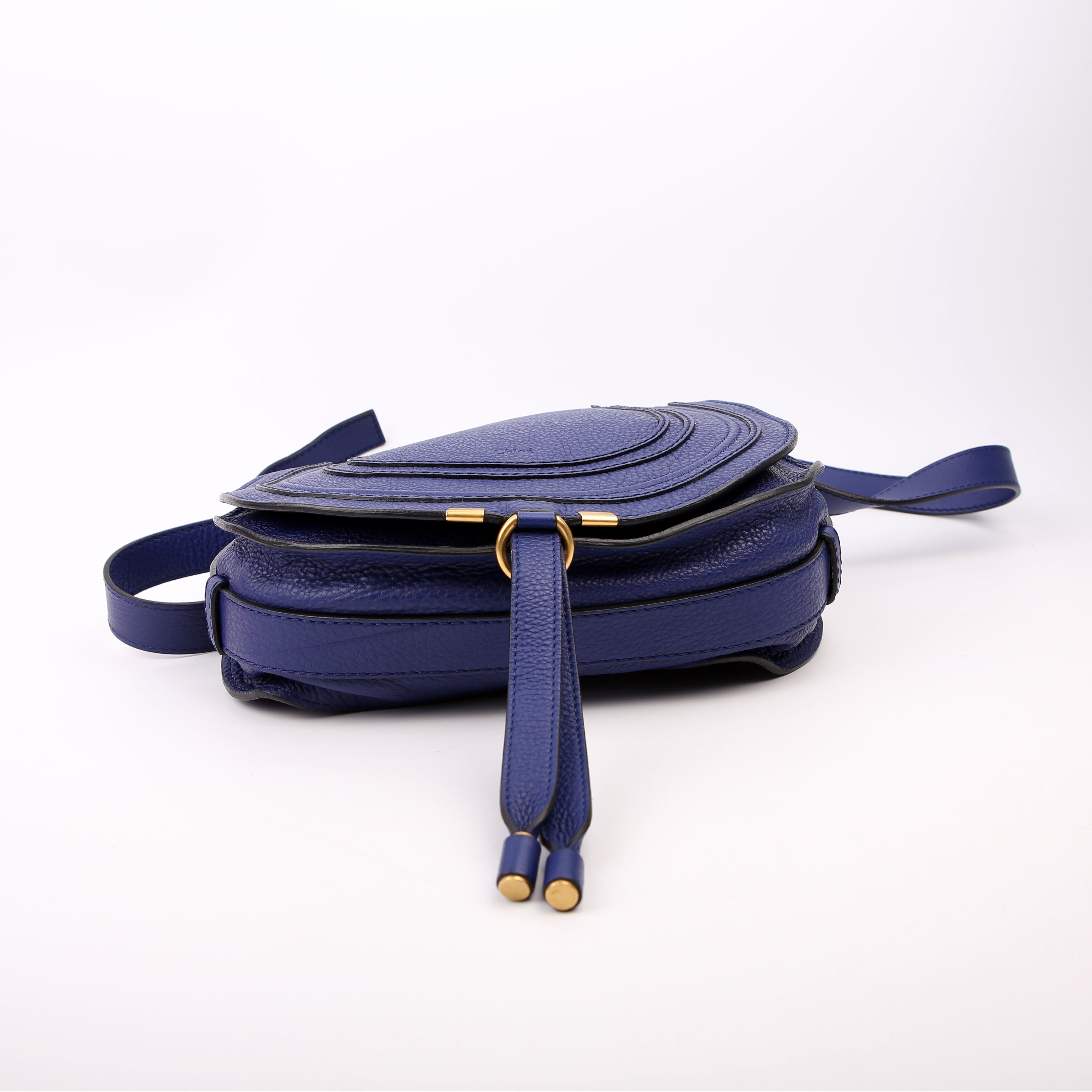 Marcie Saddle Bag Crossbody Medium Blue
