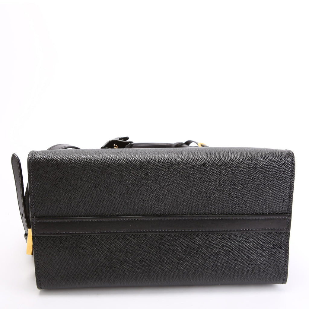 Esplanade City Calfskin Small Black/Gold