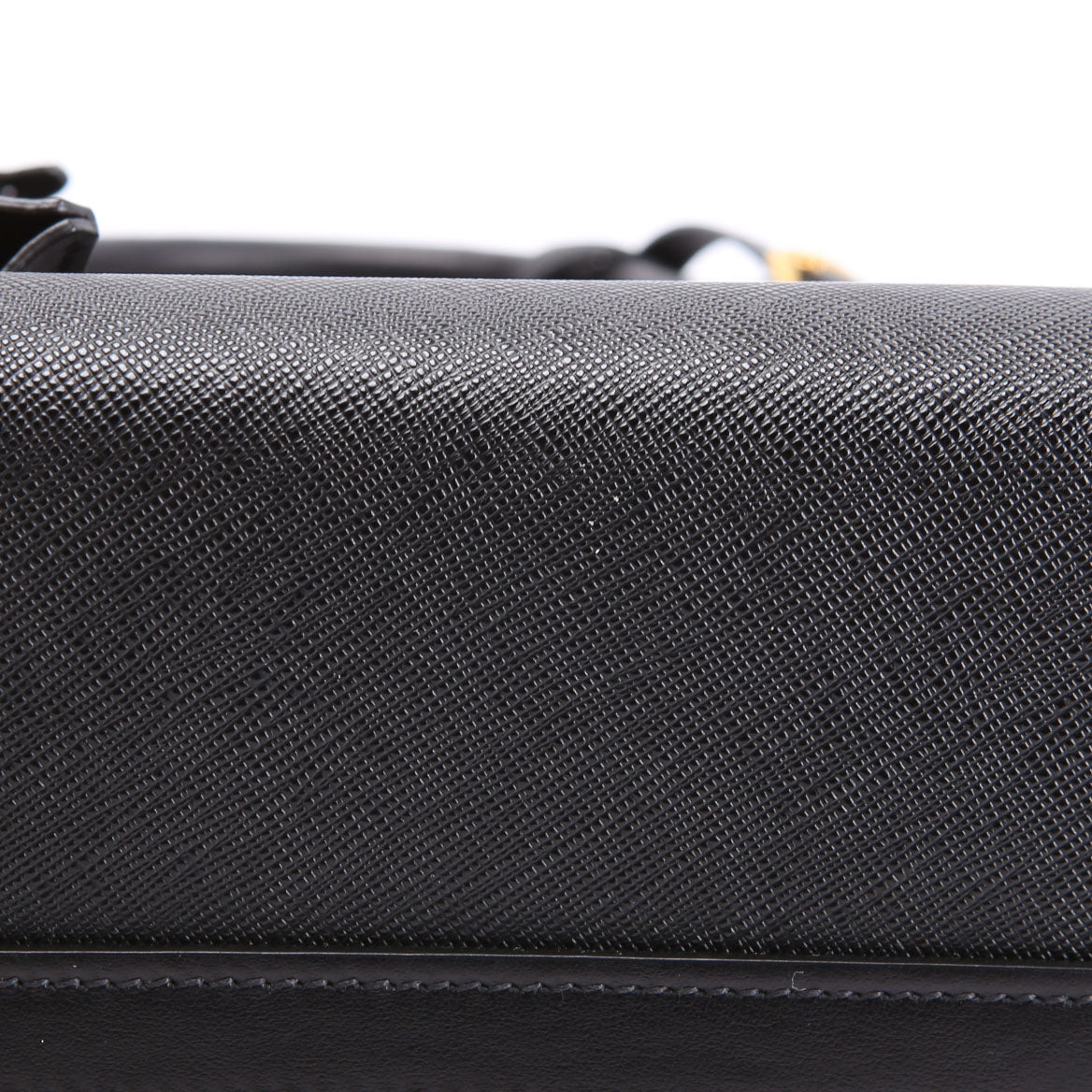 Esplanade City Calfskin Small Black/Gold