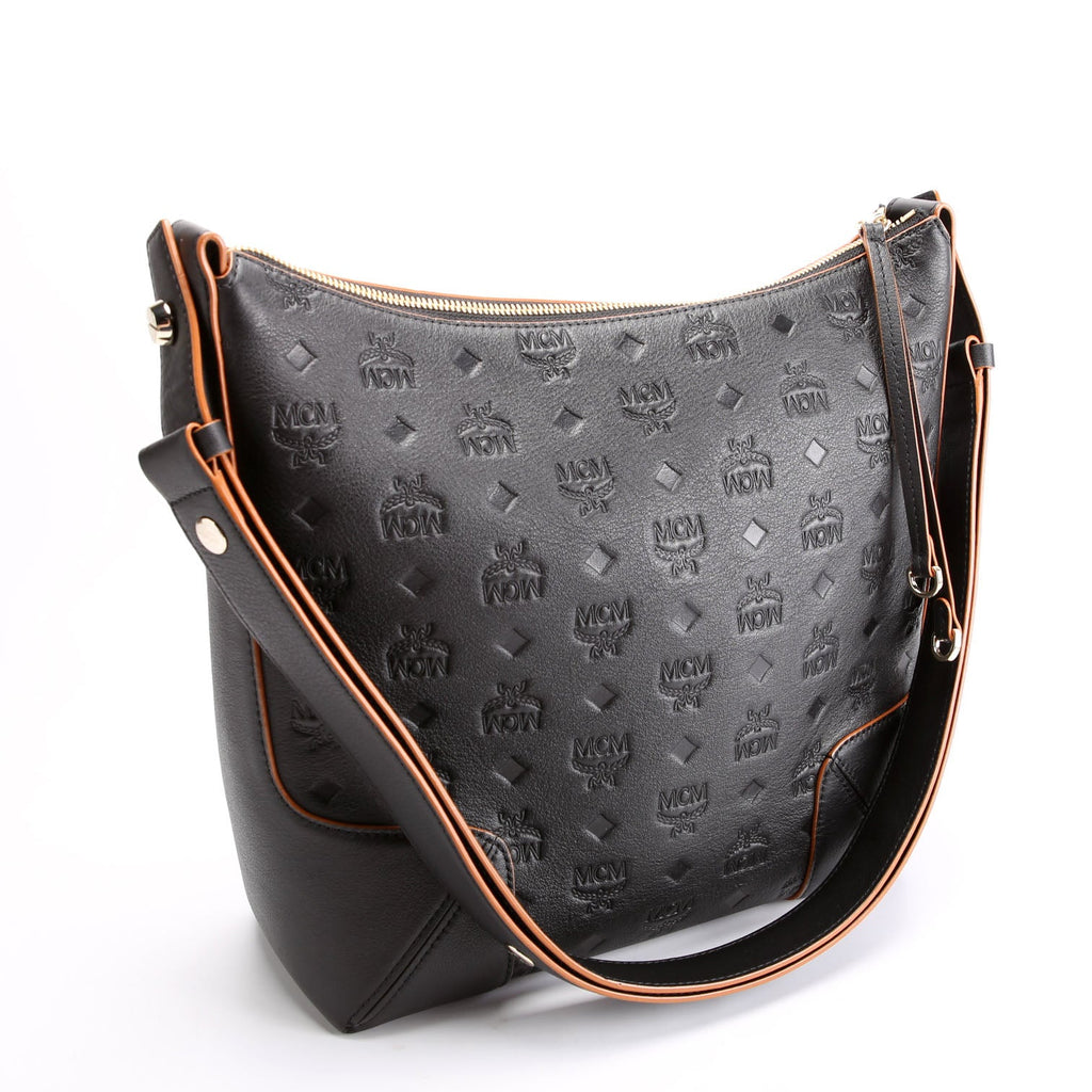 Klara Hobo Leather Medium Black