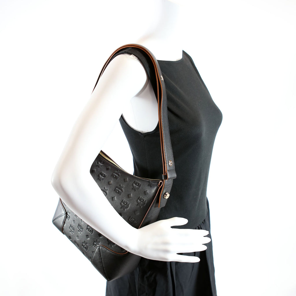 Klara Hobo Leather Medium Black