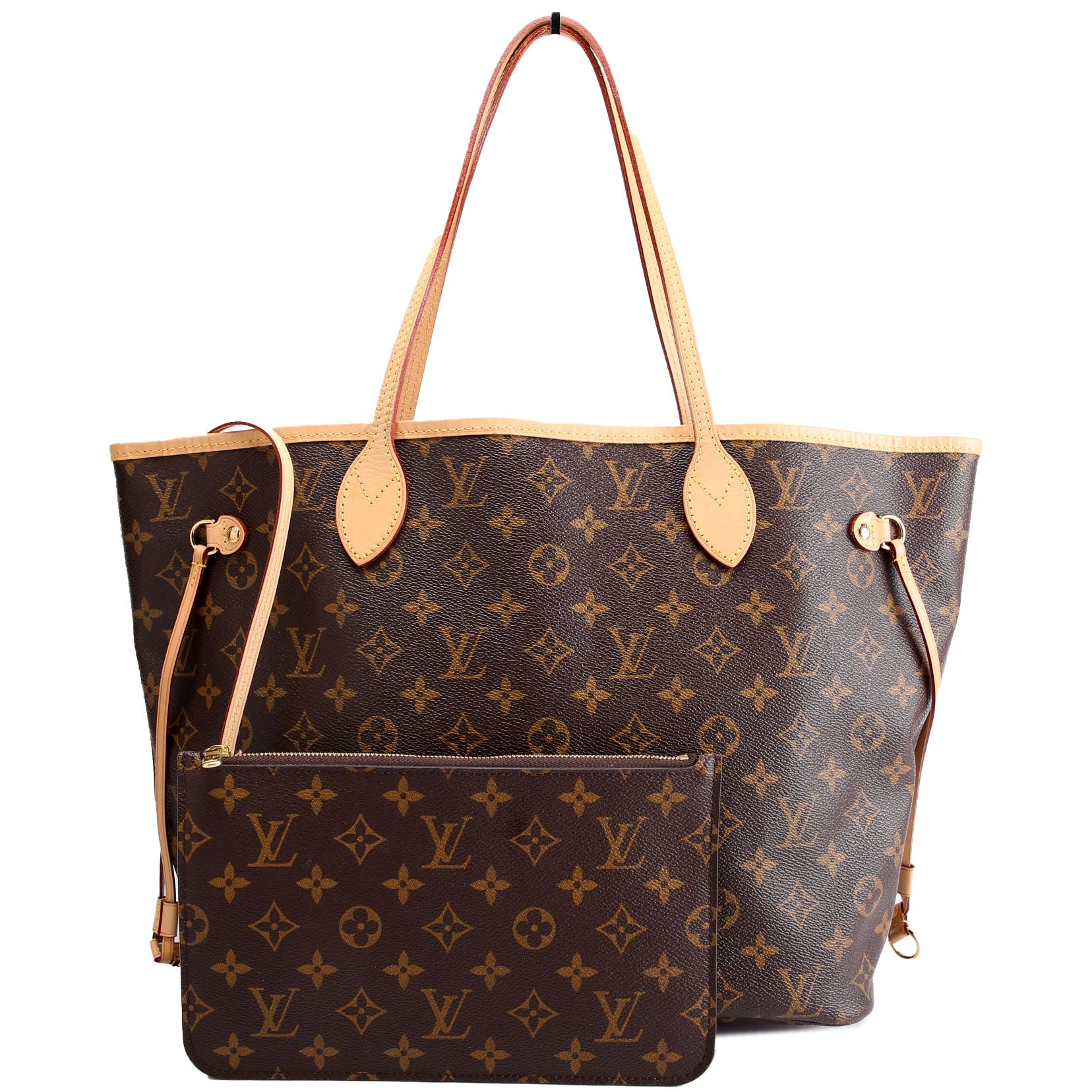 Neverfull MM With Wallet Monogram Brown/Beige