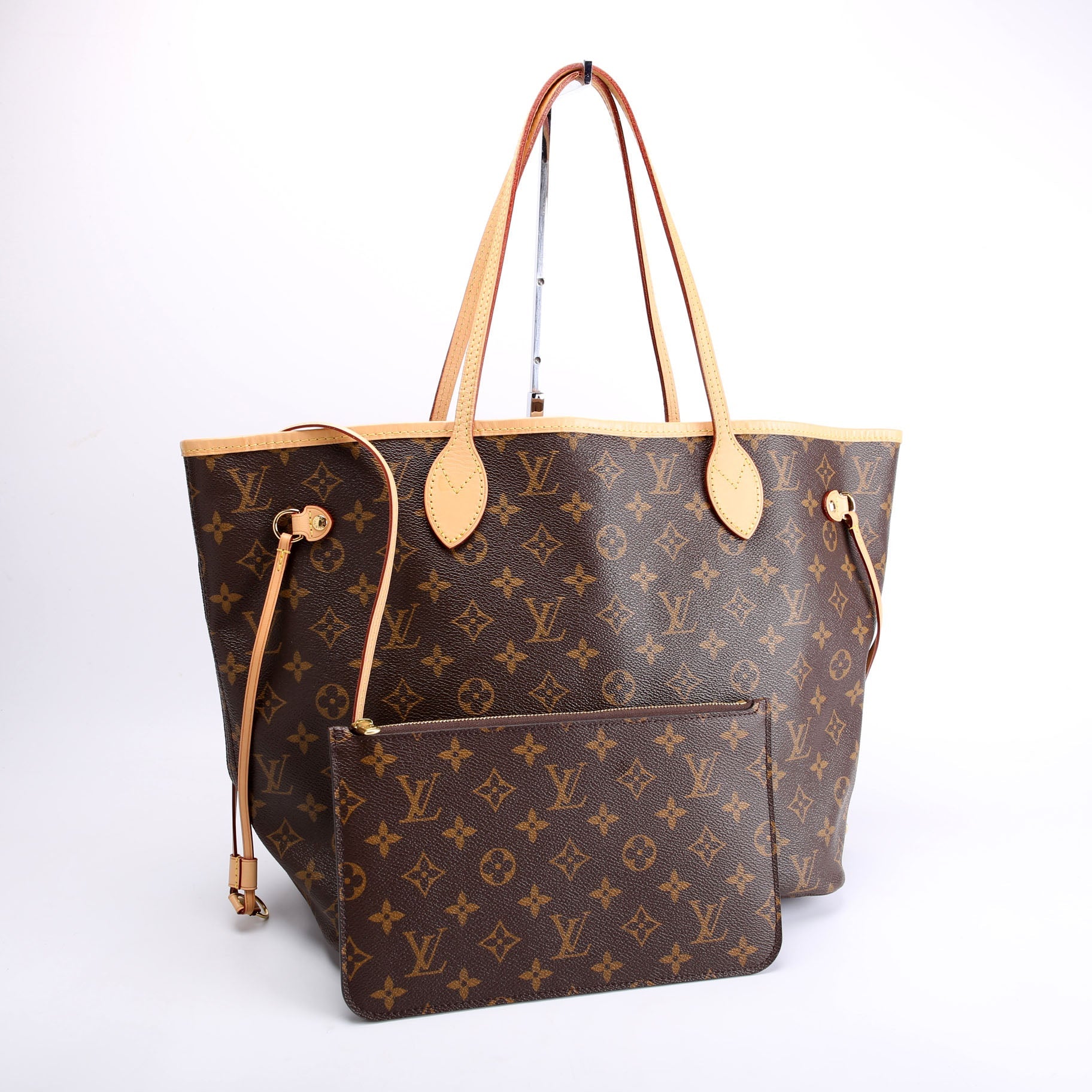 Neverfull MM With Wallet Monogram Brown/Beige