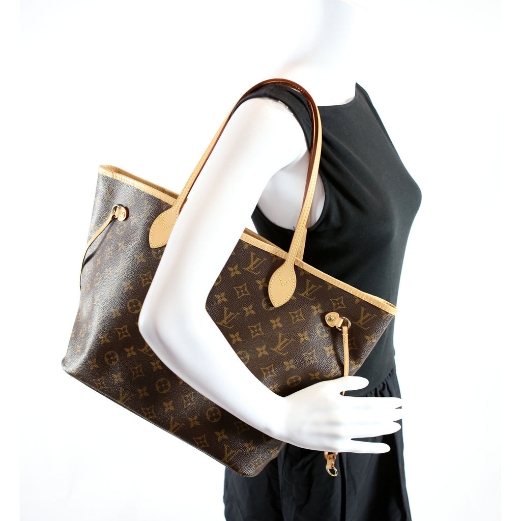 Neverfull MM With Wallet Monogram Brown/Beige