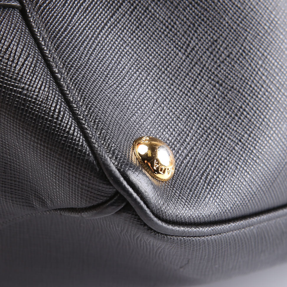 Saffiano Galleria Medium Black