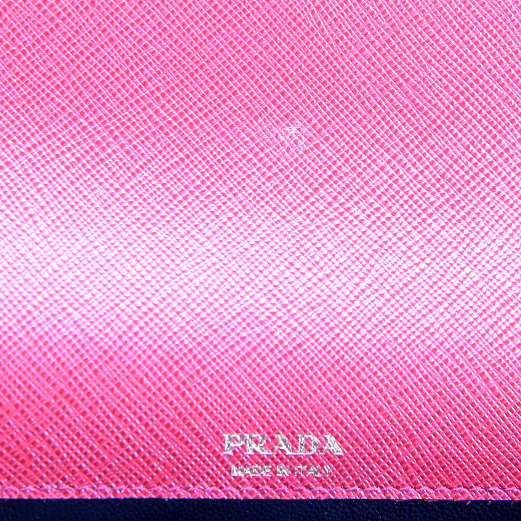 1BP018 Saffiano Lux Mini Chain Bag Red