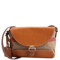 Canvas Check Henham Small Crossbody 3908810 Brown