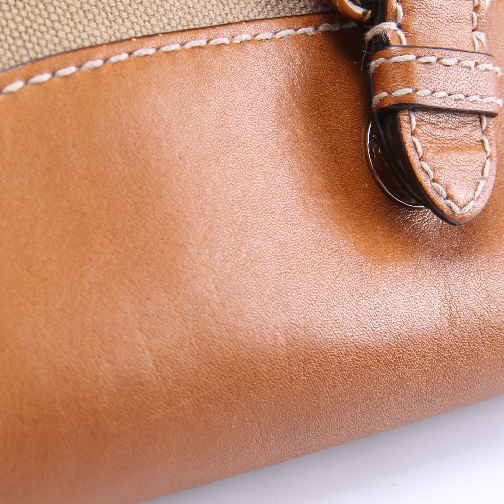 Canvas Check Henham Small Crossbody 3908810 Brown