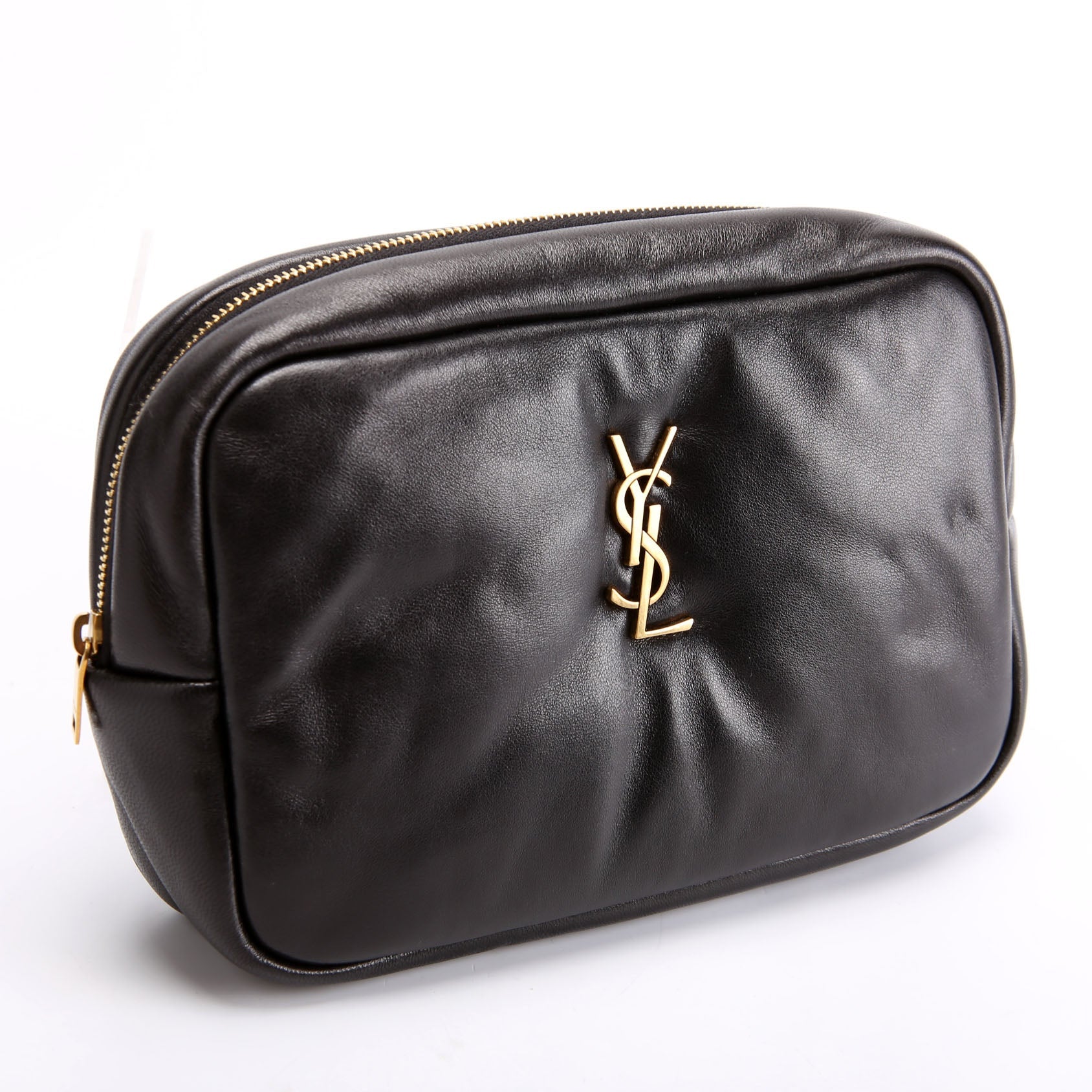 Calypso Cosmetic Pouch Lambskin 767101 Black