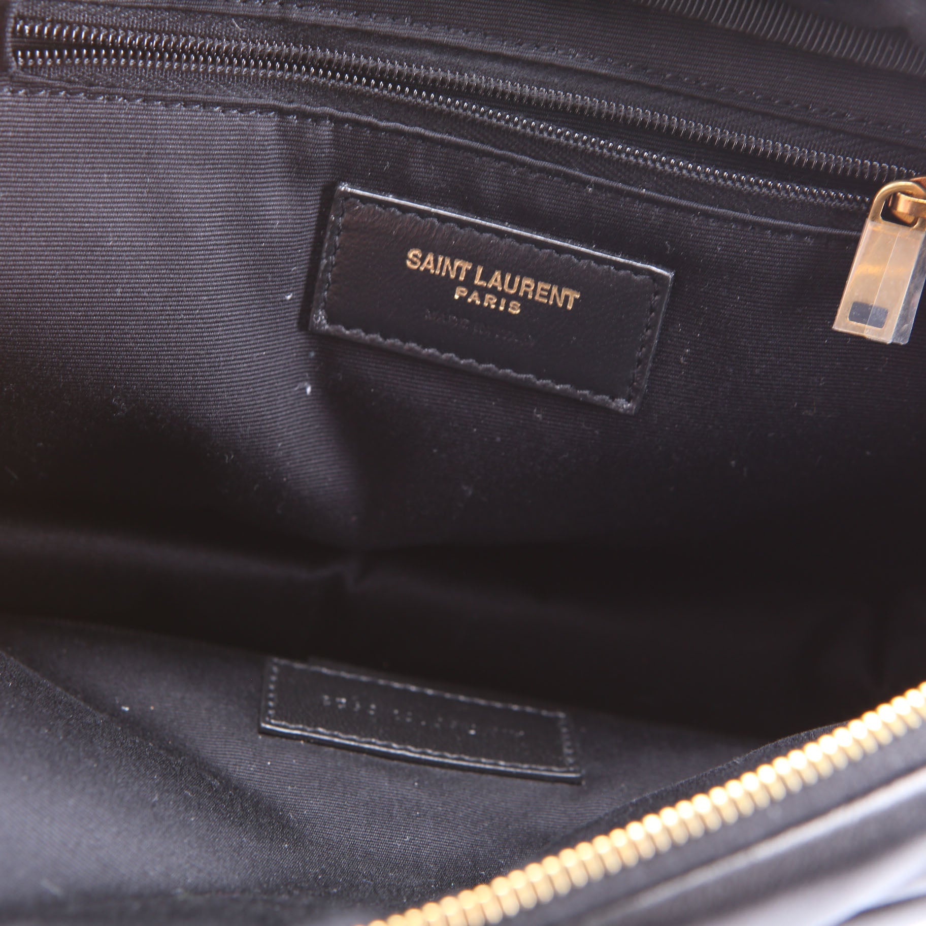 Calypso Cosmetic Pouch Lambskin 767101 Black