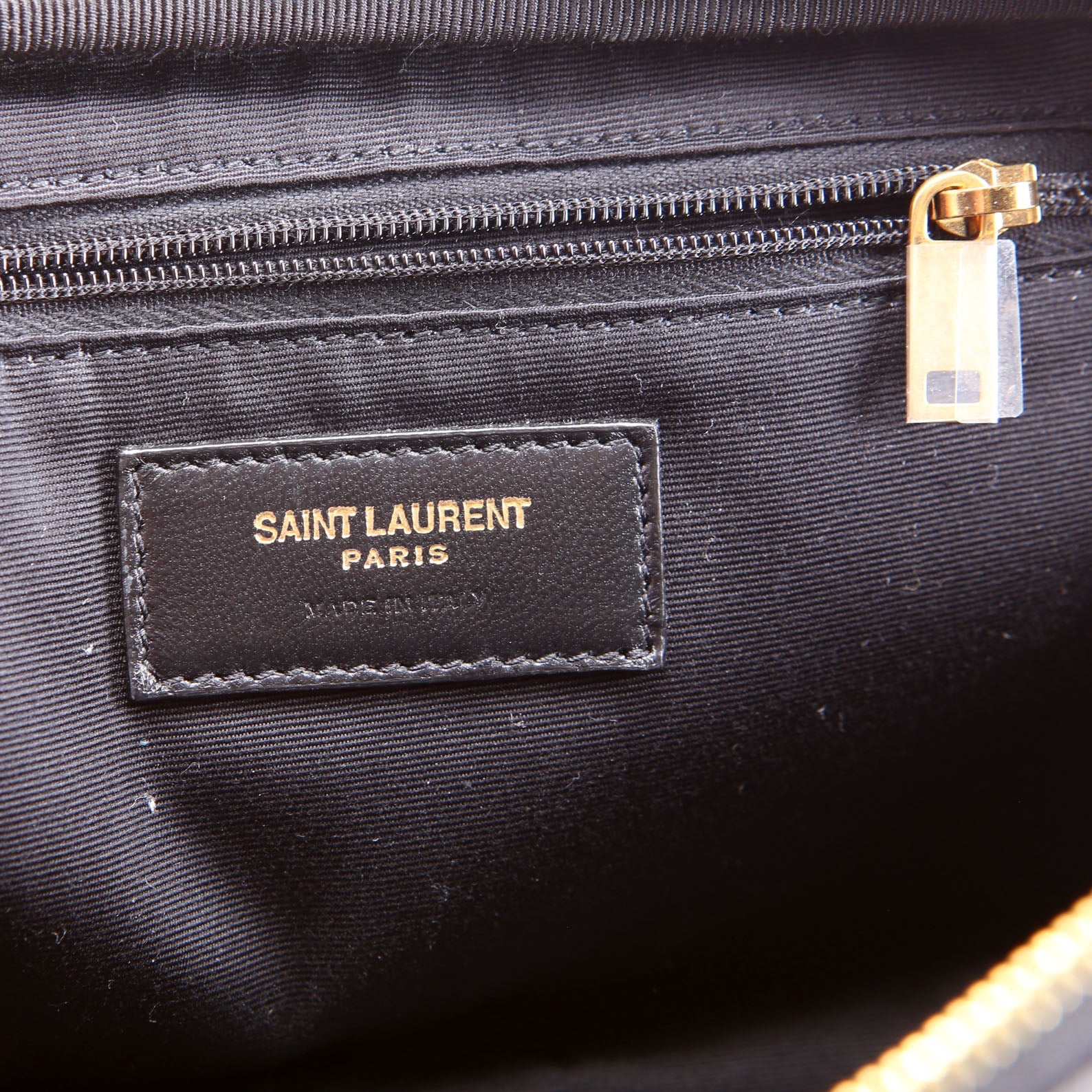 Calypso Cosmetic Pouch Lambskin 767101 Black