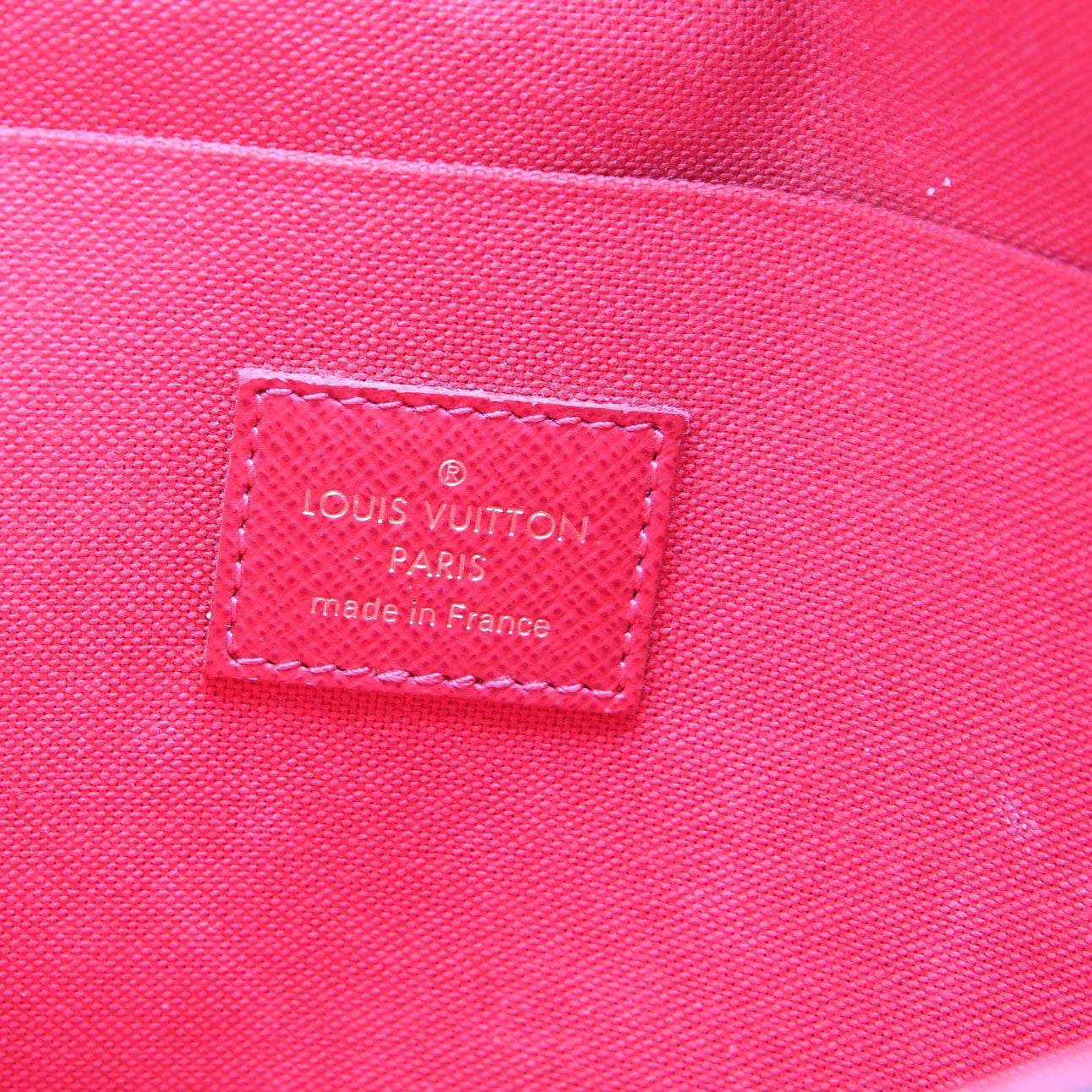 Pochette Felicie Damier Ebene Red