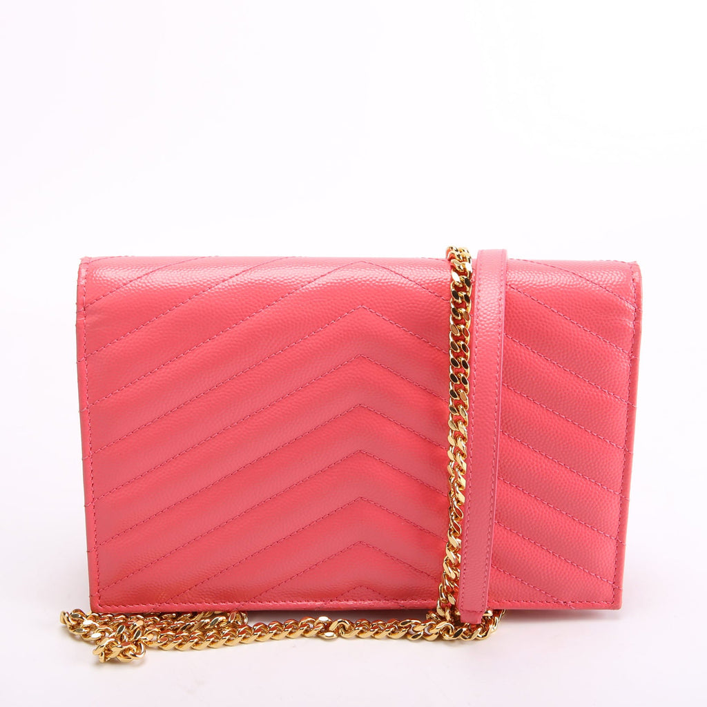 Envelope Chain Wallet 393953 Pink