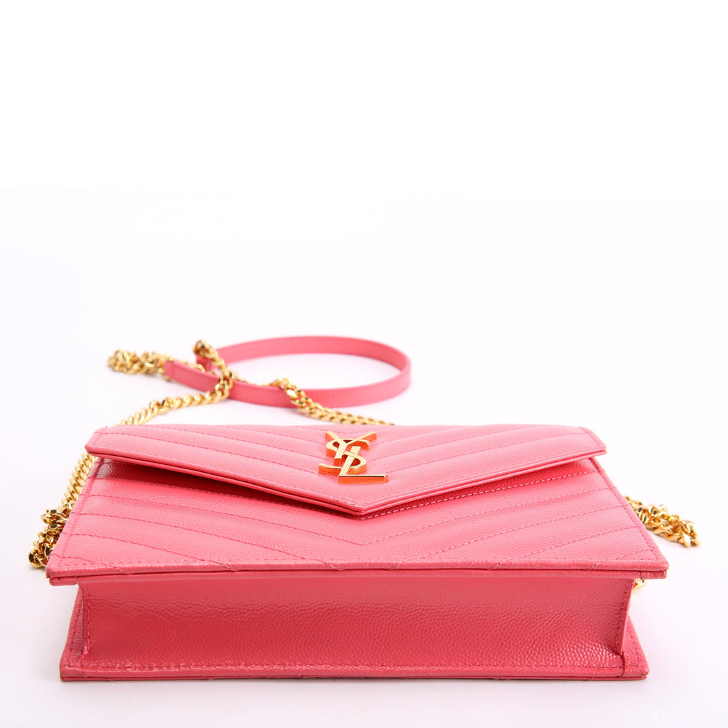 Envelope Chain Wallet 393953 Pink