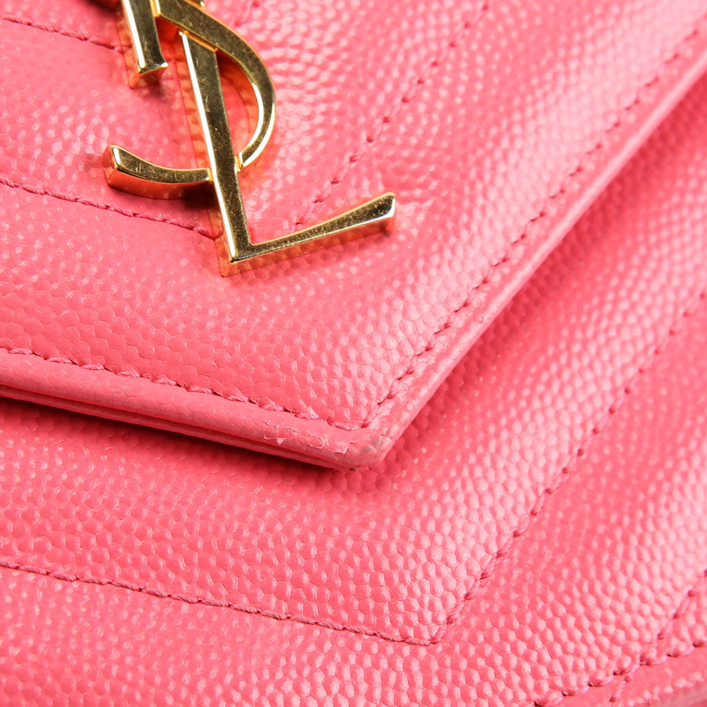 Envelope Chain Wallet 393953 Pink