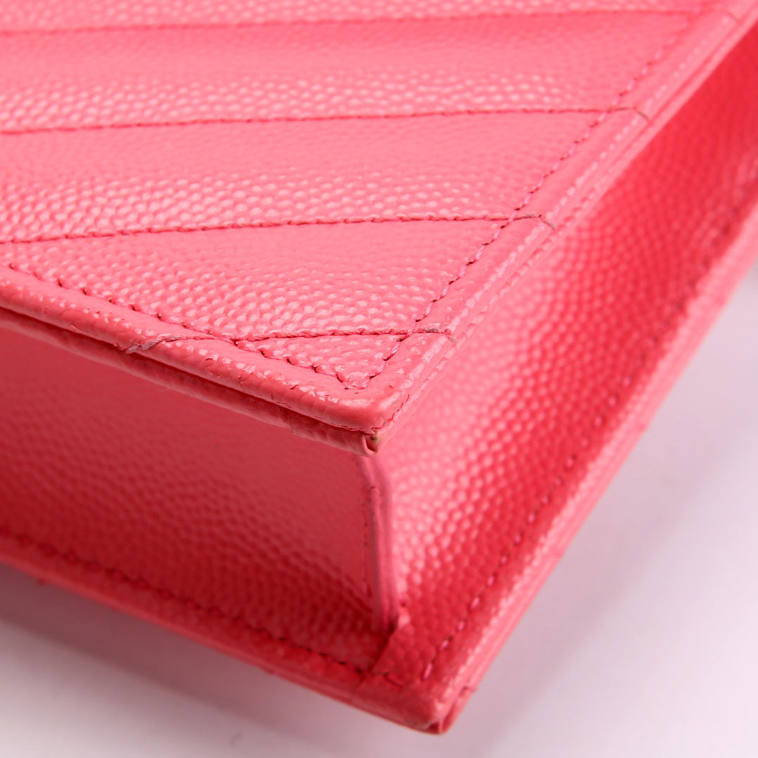 Envelope Chain Wallet 393953 Pink