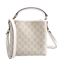 815118 GG Emblem Bucket Small Ivory
