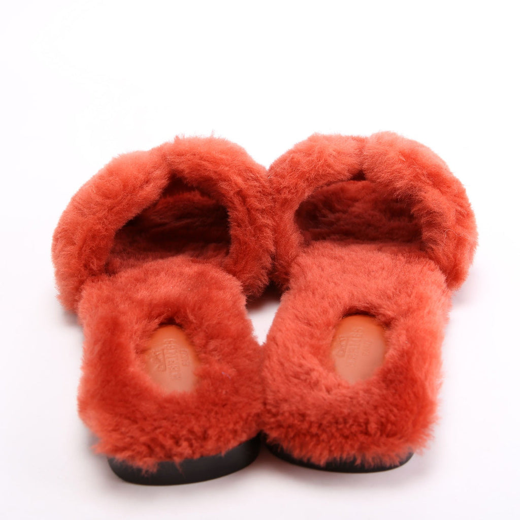 Oran Shearling Sandals Size 38.5