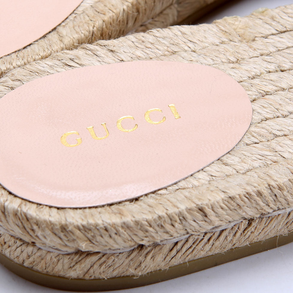 GG Psychedelic Marmont Espadrille Slides Size 40