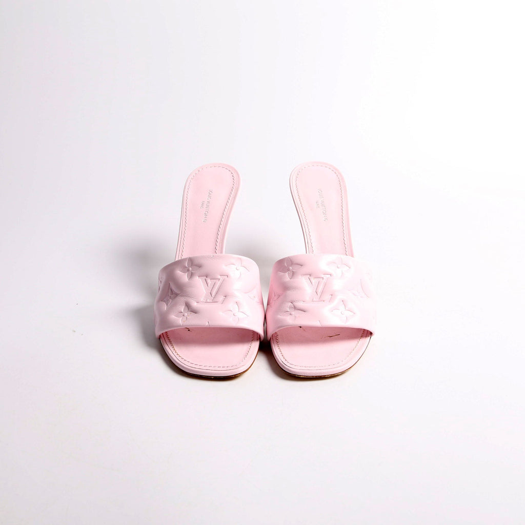 Revival Mule Heels Lambskin Size 37.5 Pink