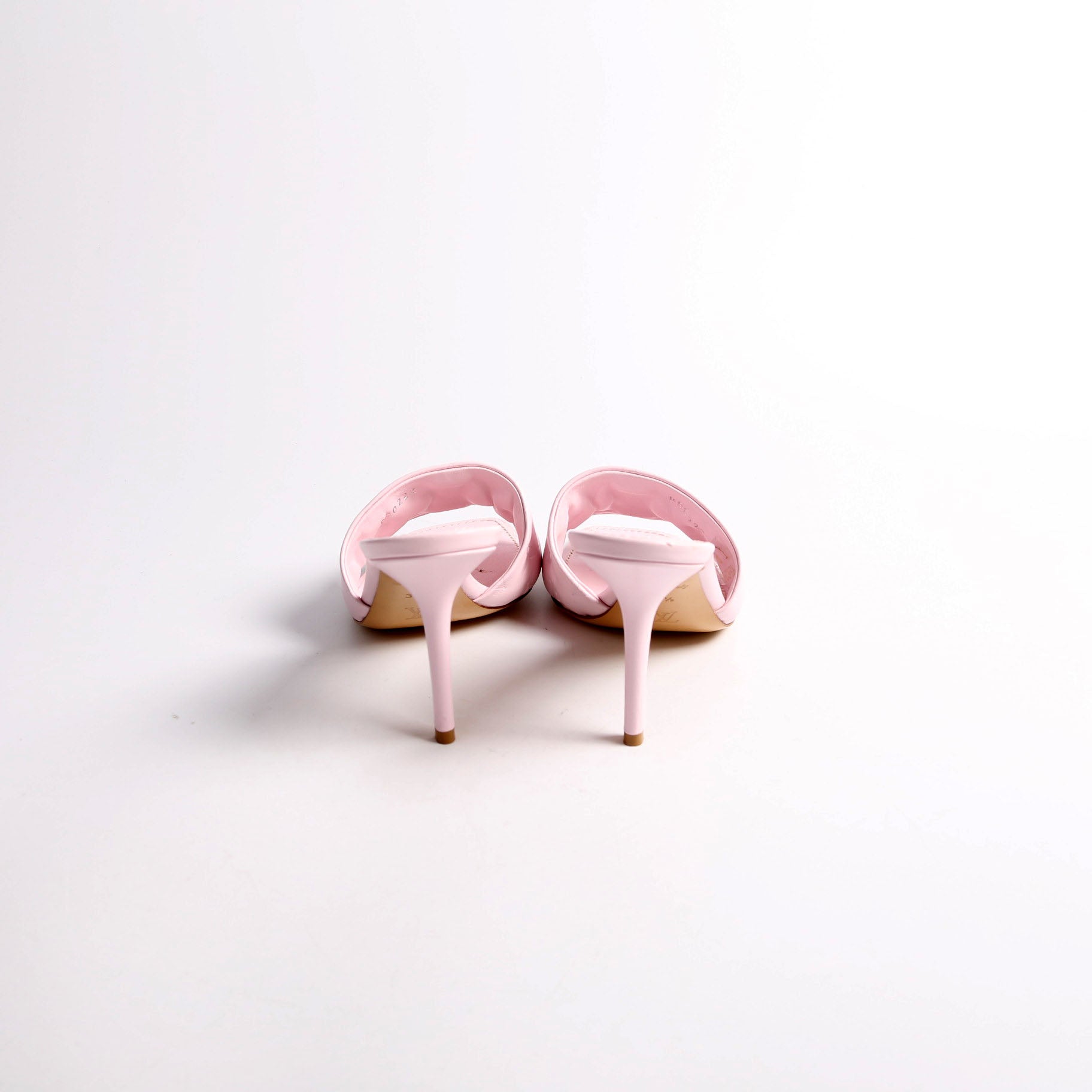 Revival Mule Heels Lambskin Size 37.5 Pink