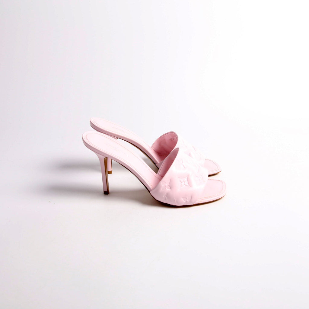 Revival Mule Heels Lambskin Size 37.5 Pink