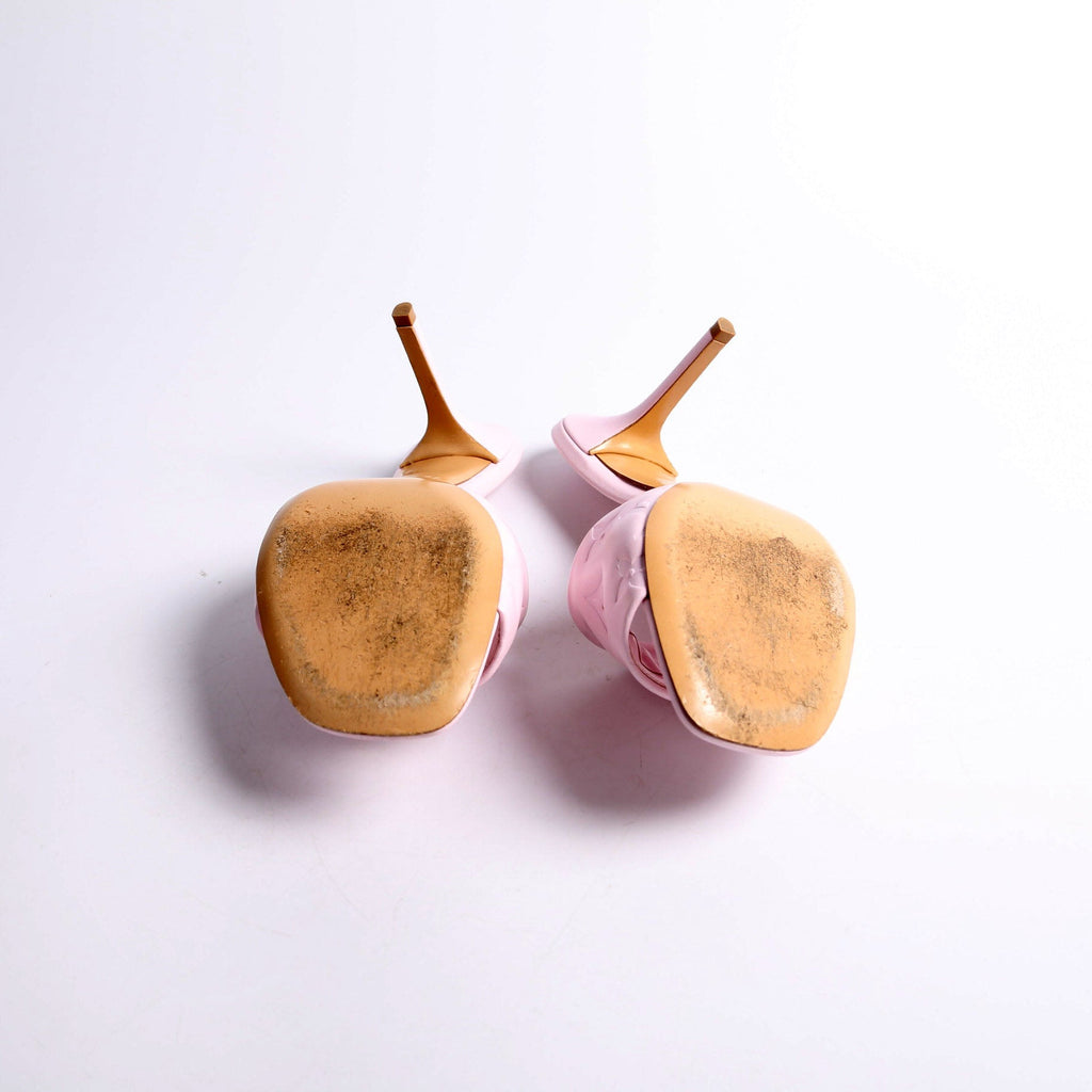 Revival Mule Heels Lambskin Size 37.5 Pink