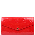 Sarah Wallet Vernis Newer Red