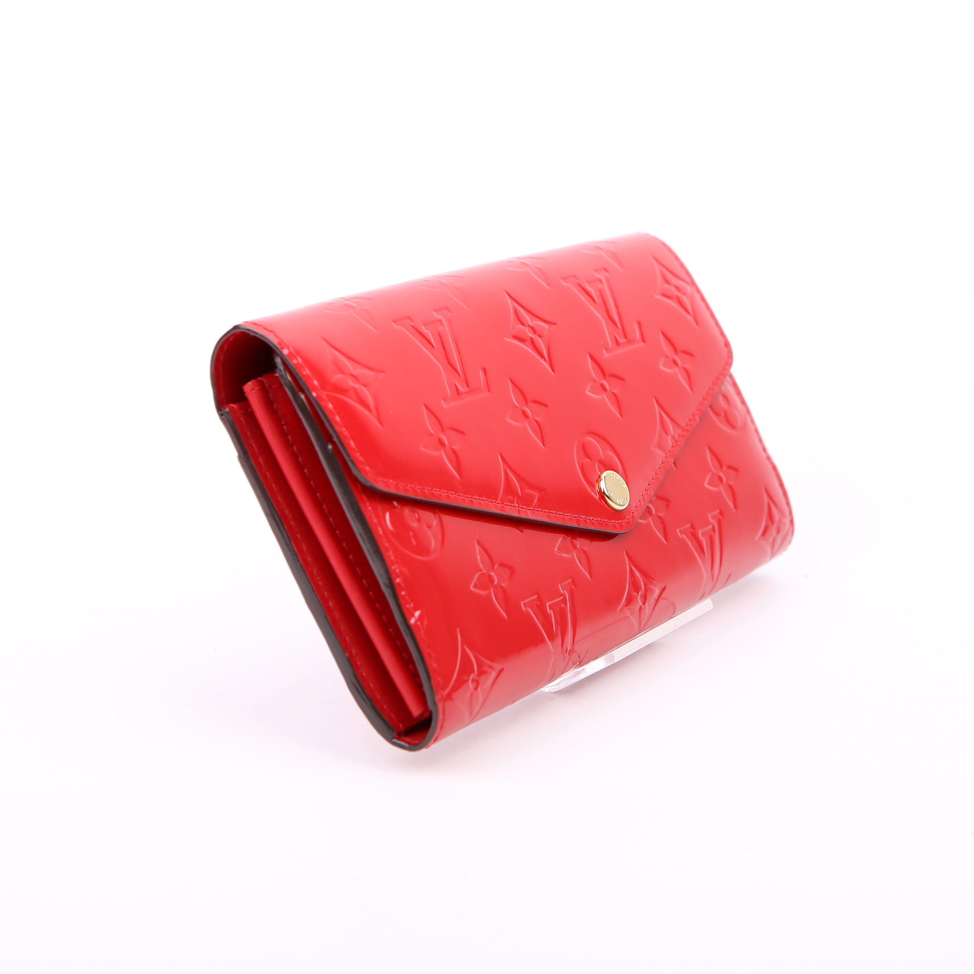 Sarah Wallet Vernis Newer Red