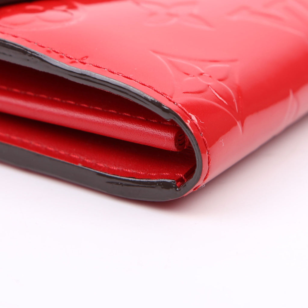 Sarah Wallet Vernis Newer Red