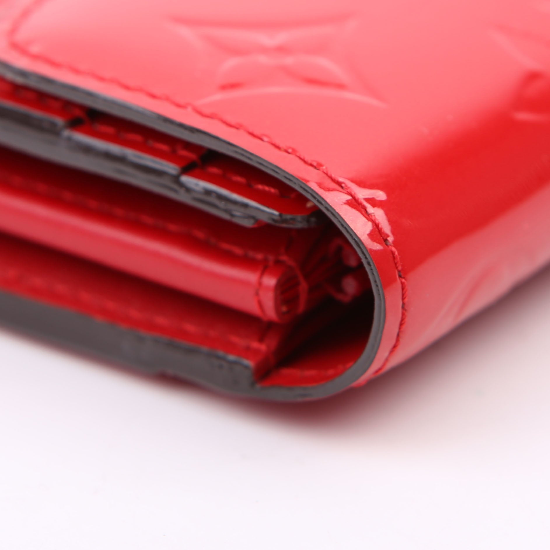 Sarah Wallet Vernis Newer Red