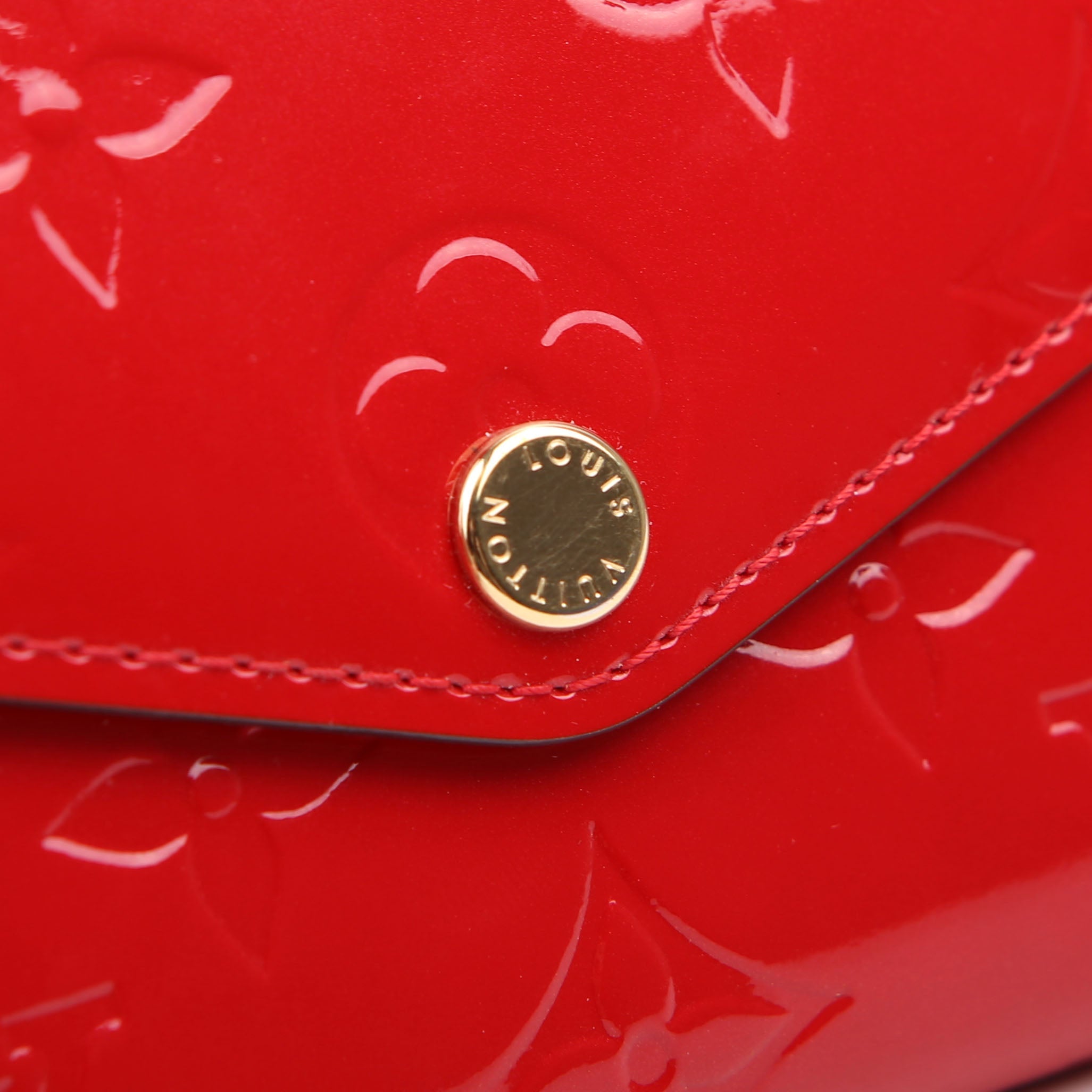 Sarah Wallet Vernis Newer Red