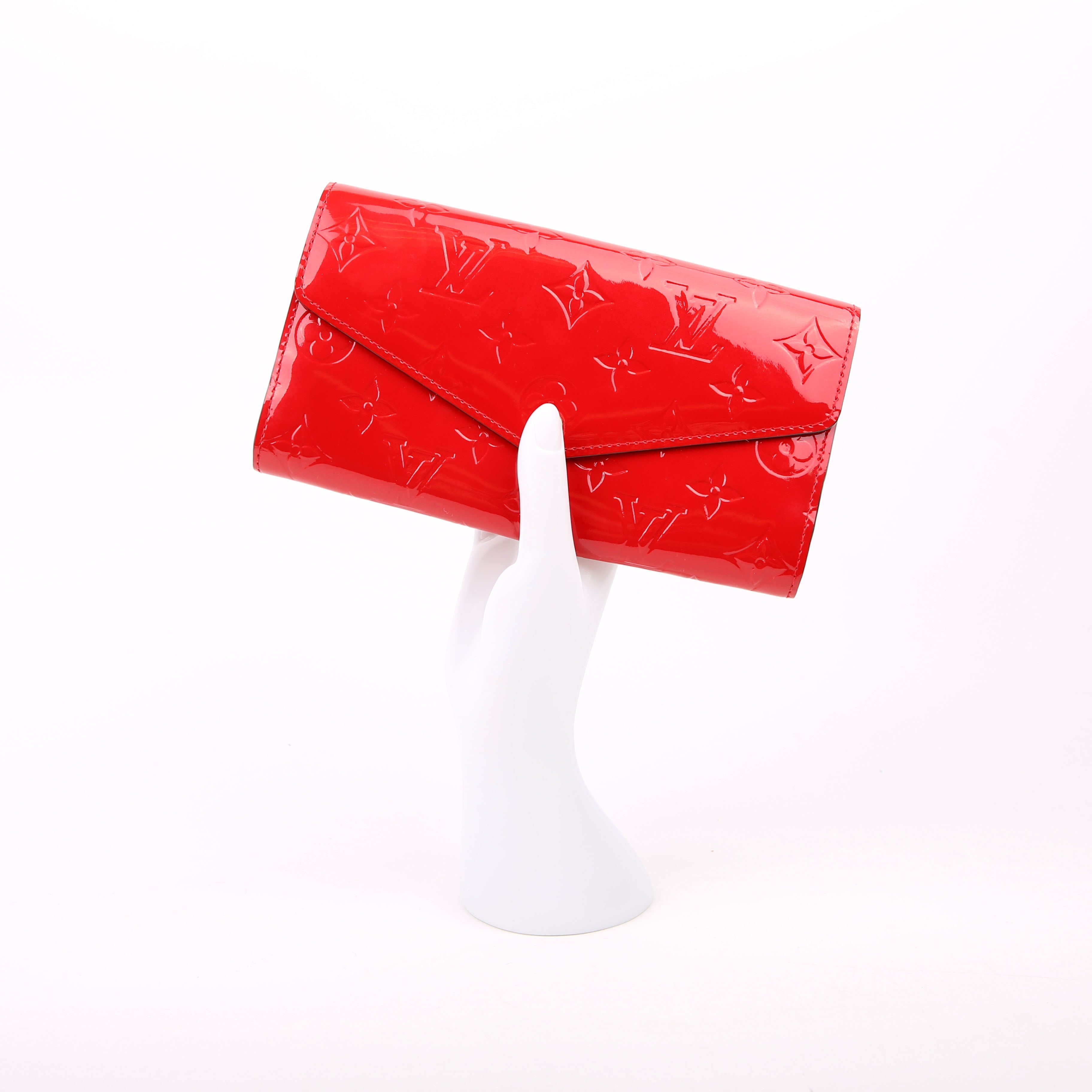 Sarah Wallet Vernis Newer Red