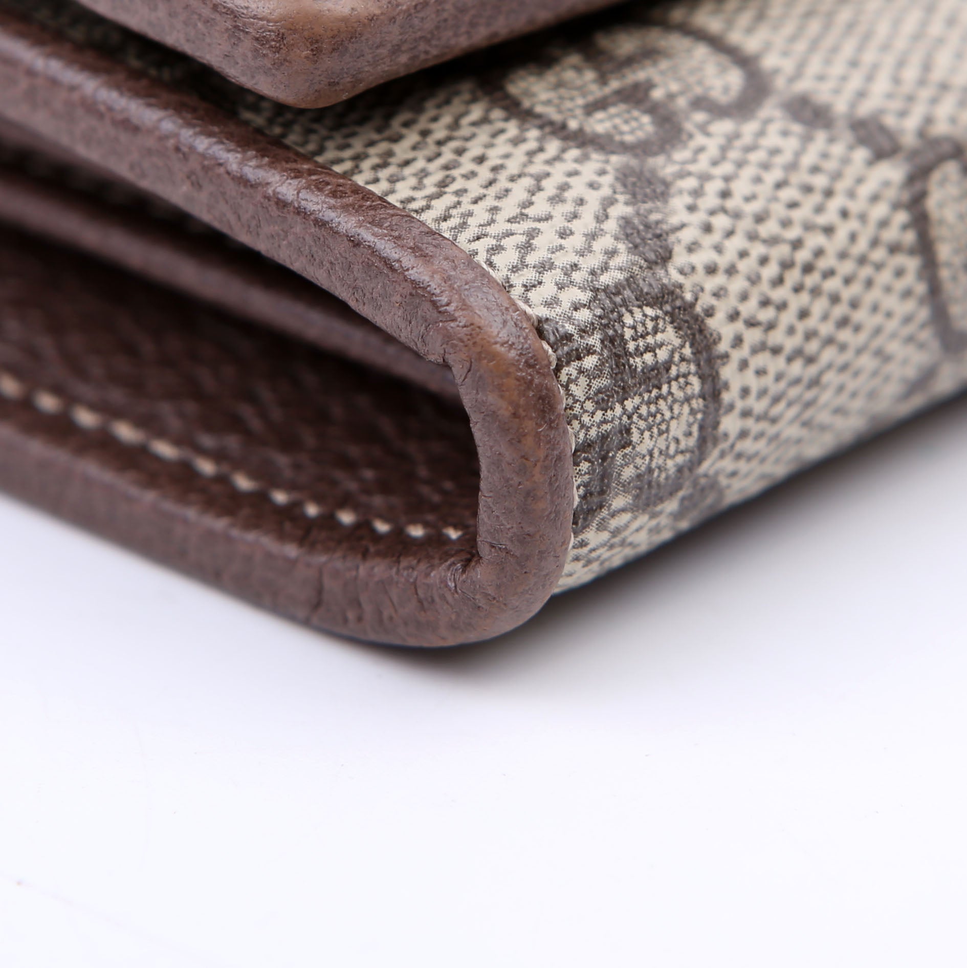546592 Ophidia GG Supreme Chain Wallet Brown