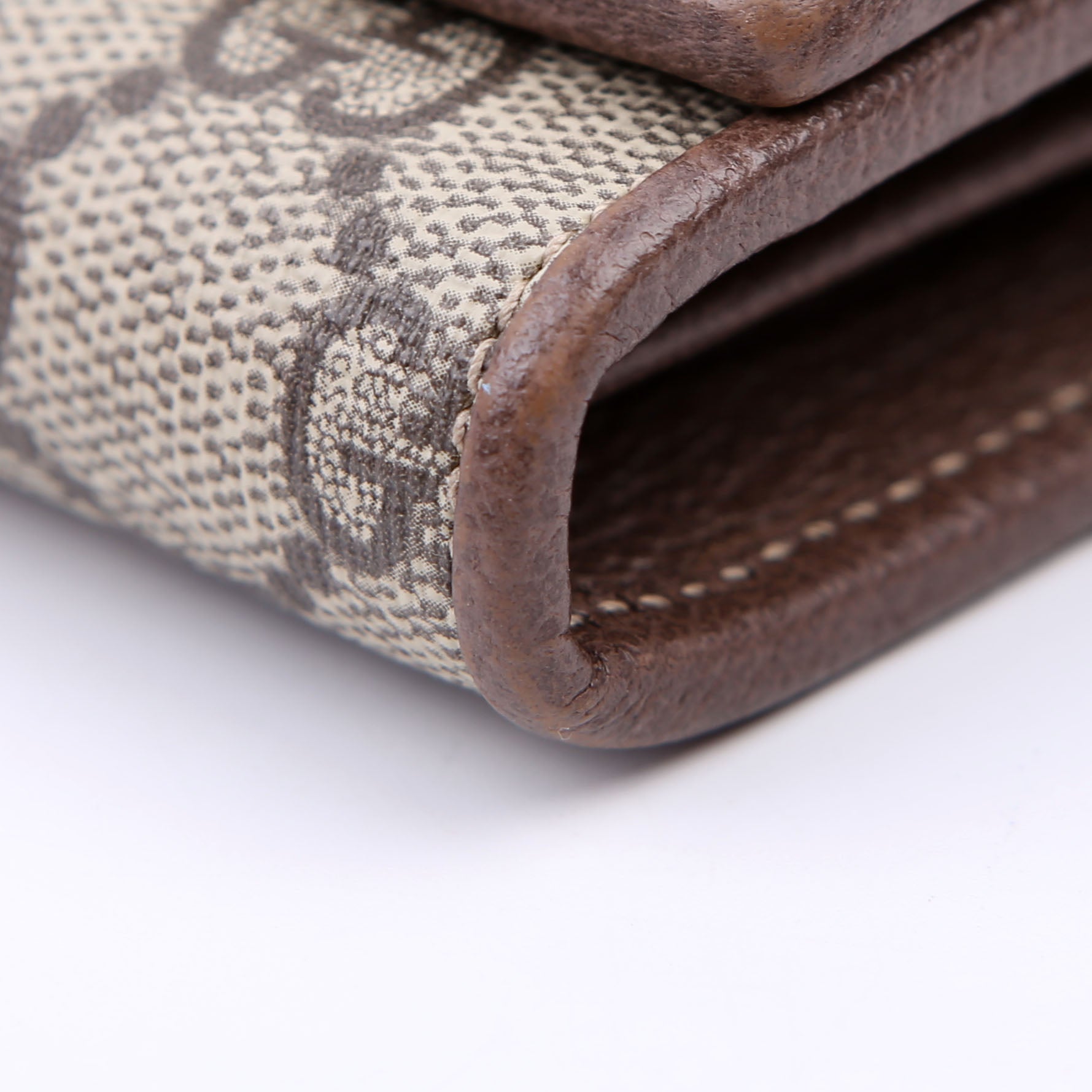 546592 Ophidia GG Supreme Chain Wallet Brown