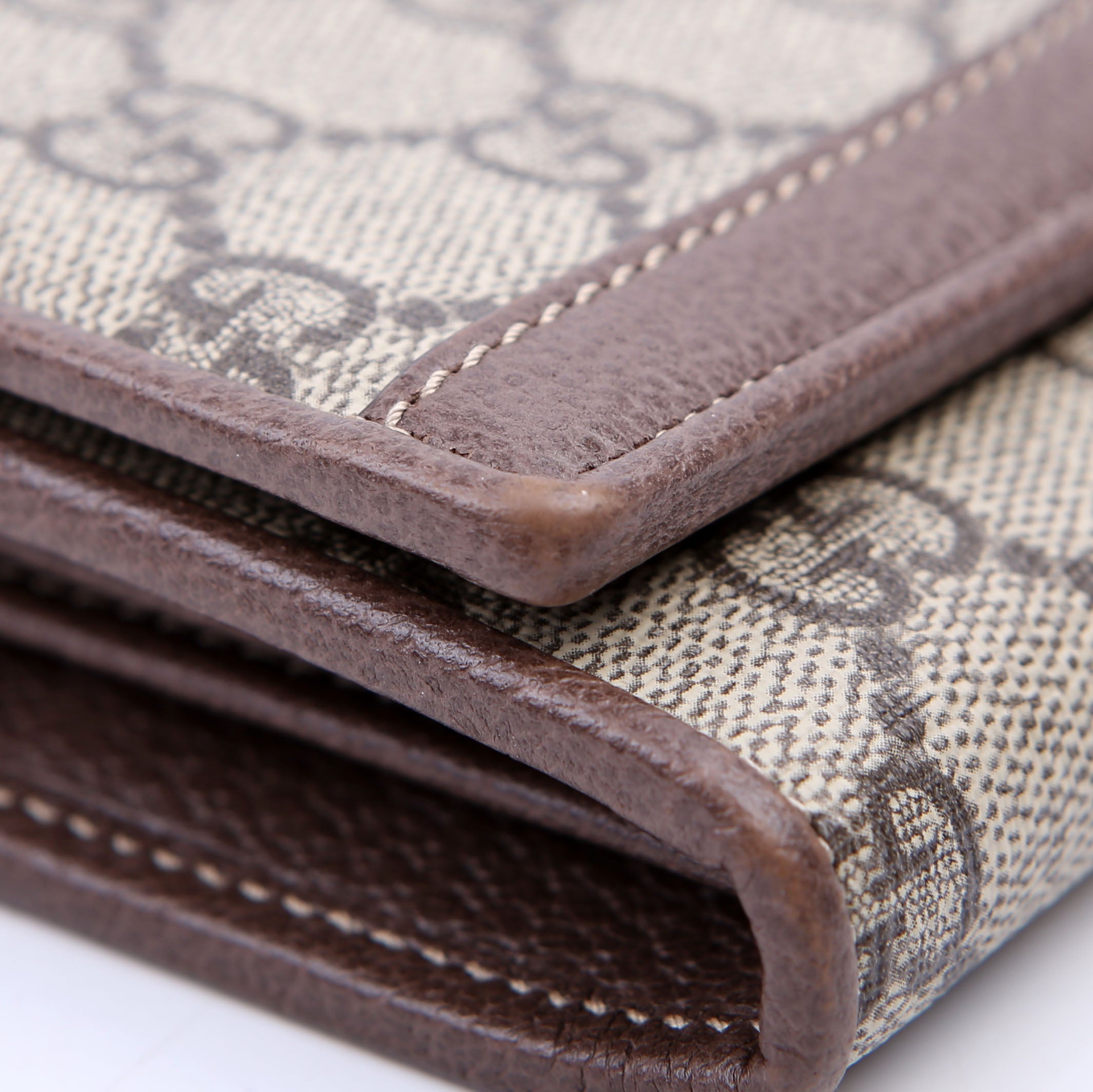 546592 Ophidia GG Supreme Chain Wallet Brown